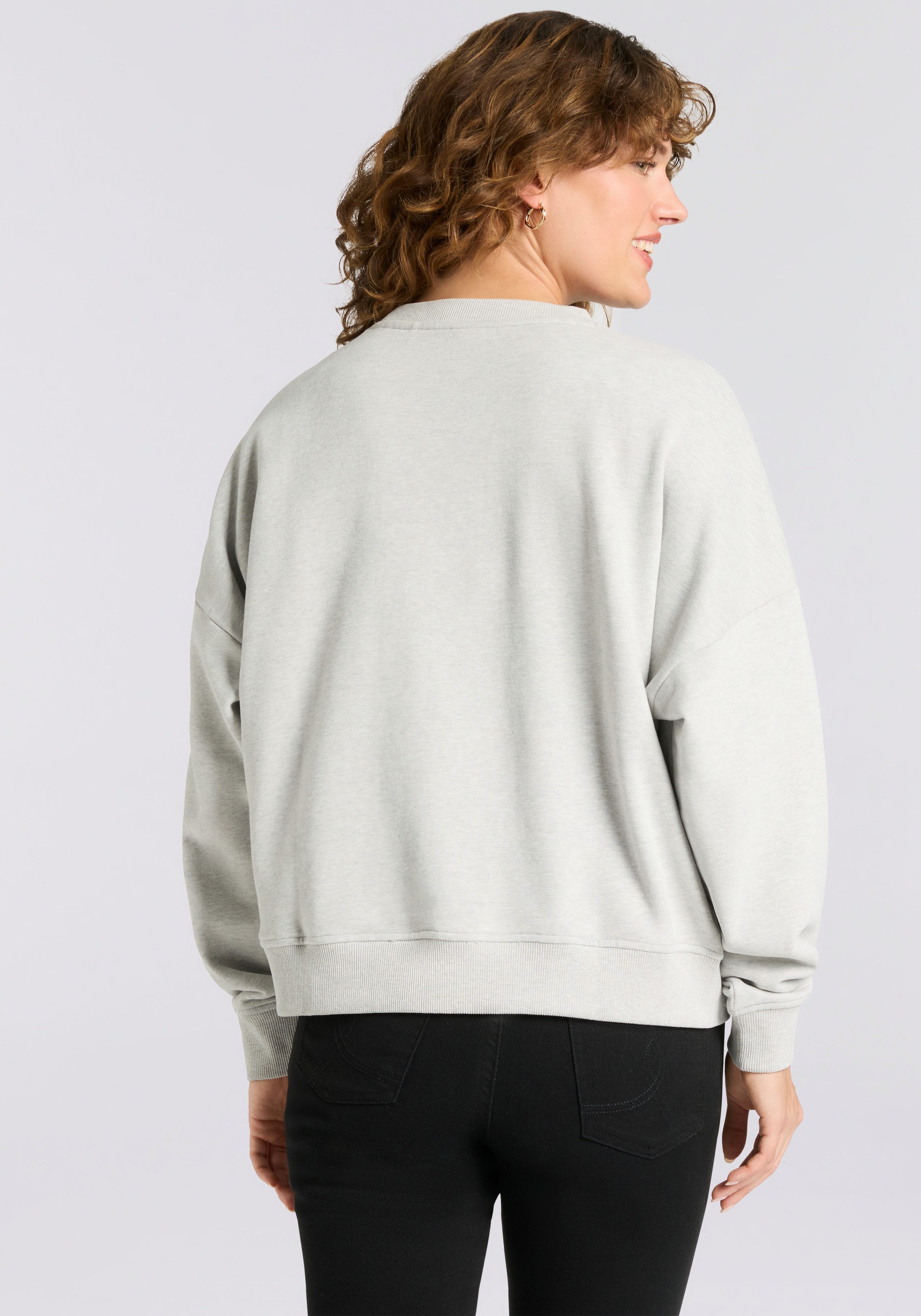 BOSS ORANGE Sweatshirt Esweaty Premium Damenmode im Oversized Look günstig online kaufen