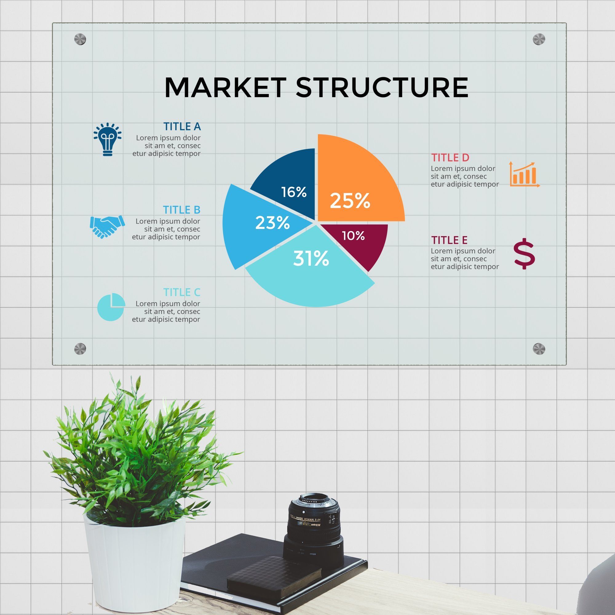 Melko Memoboard Whiteboard Memotafel Sicherheitsglas Pinnwand Milchglas ESG Edelstahl, (Set, Whiteboard), ESG Sicherheitsglas