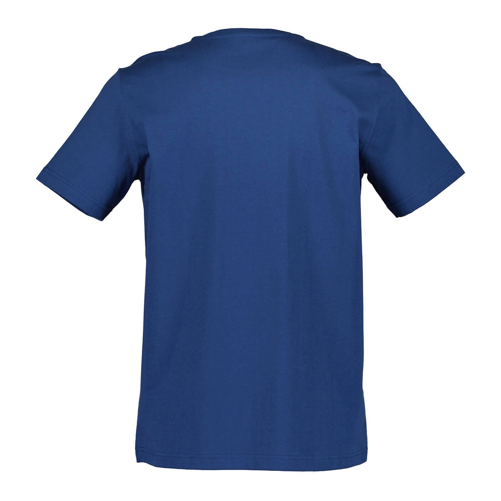 Blue Seven T-Shirt 302862 Herren T-Shirt mit Schriftzug-Frontprint - Kurzarm-Shirt aus Baumwolle