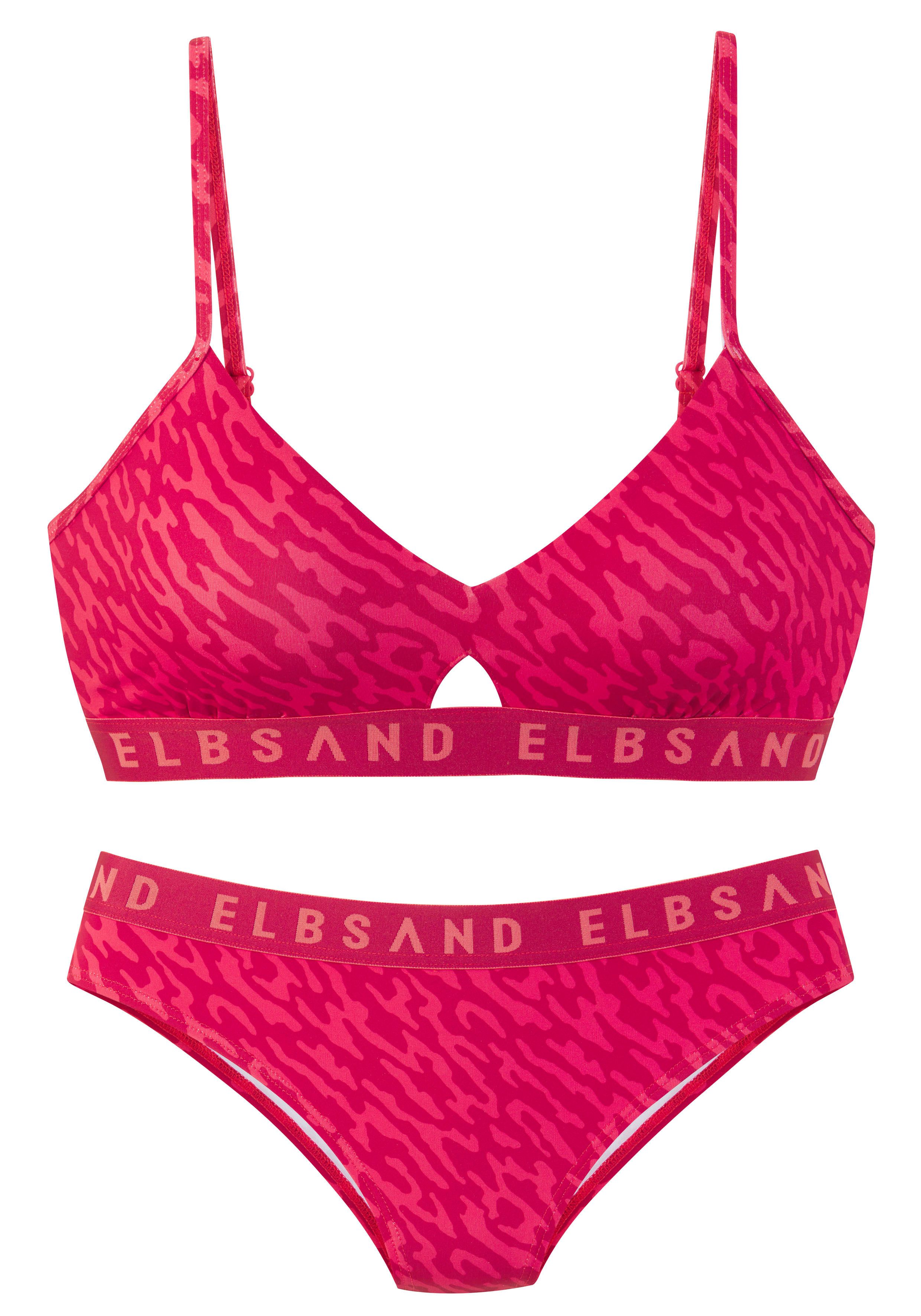 Elbsand Bustier-Bikini mit Markenschriftzug günstig online kaufen