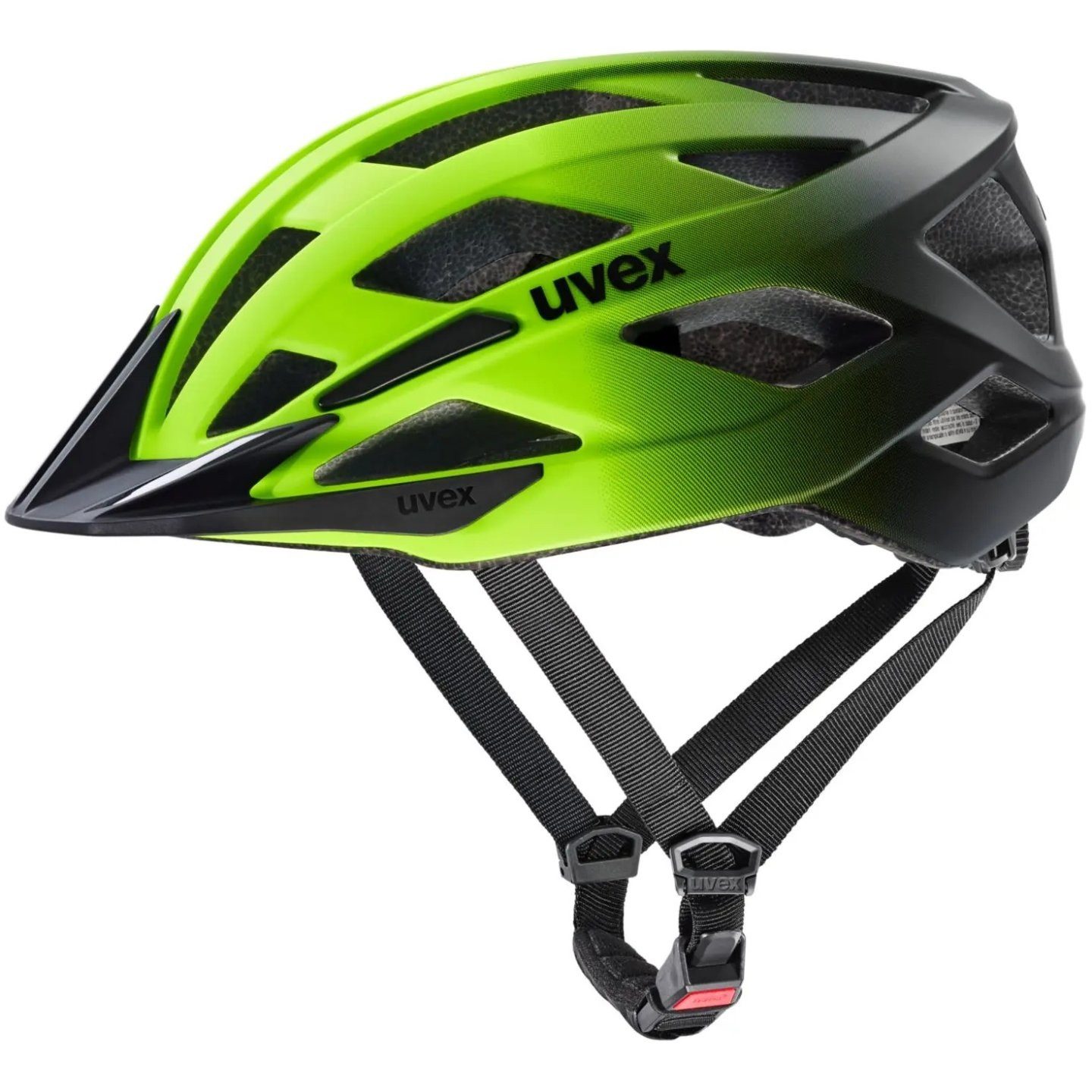 Uvex Fahrradhelm uvex i-vo 2 neon yellow-black matt