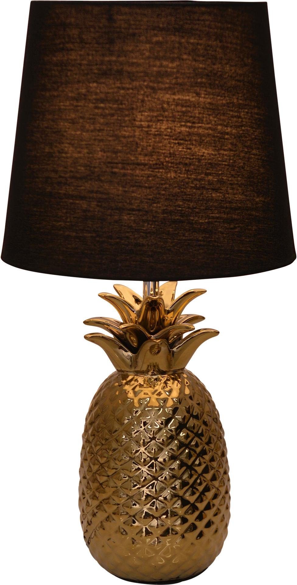 näve Tischleuchte KERAMIK, ohne Leuchtmittel, Ananas Optik günstig online kaufen