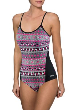 Beco Beermann Badeanzug Maxmove Comfort Swimsuit (1-St) im Komfort-Design mit geometrischen Mustern