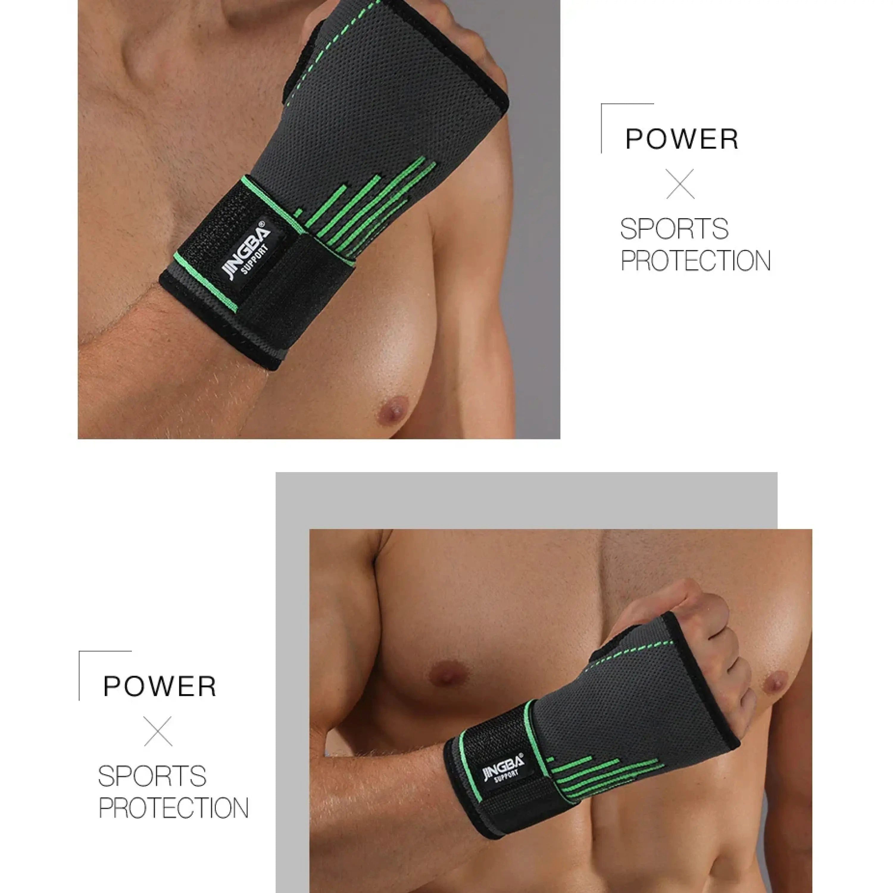Sport-Knight® Handgelenkbandage Handgelenk-Bandage, mit Kompressionsband, für Fitness & Powerlifting