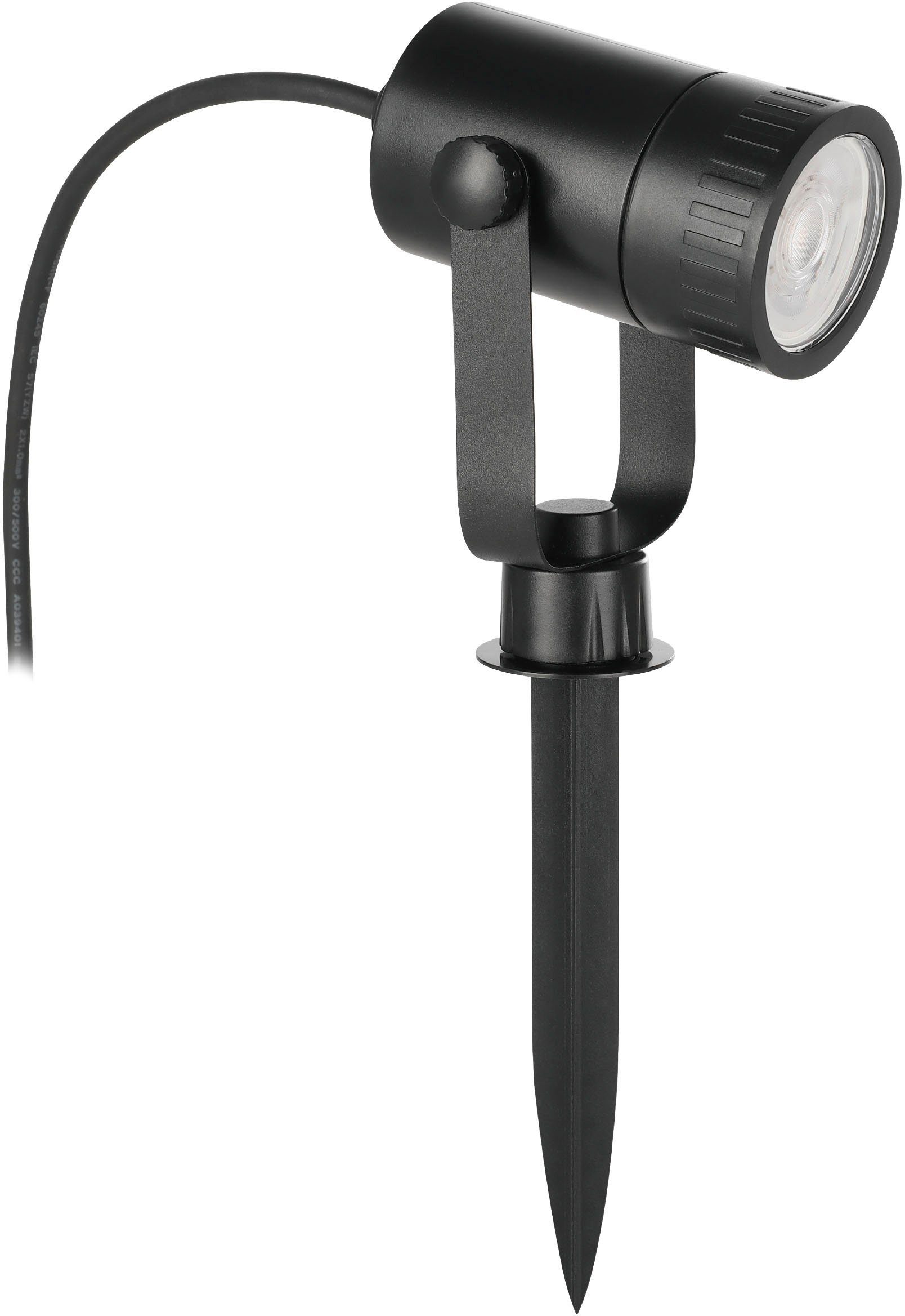 Stehlampe 1X5W NEMA-Z, schwarz Leuchtmittel ohne Kunststoff, GU10 Leuchtmittel, Stahl Stehleuchte in - EGLO - aus wechselbar, inkl.