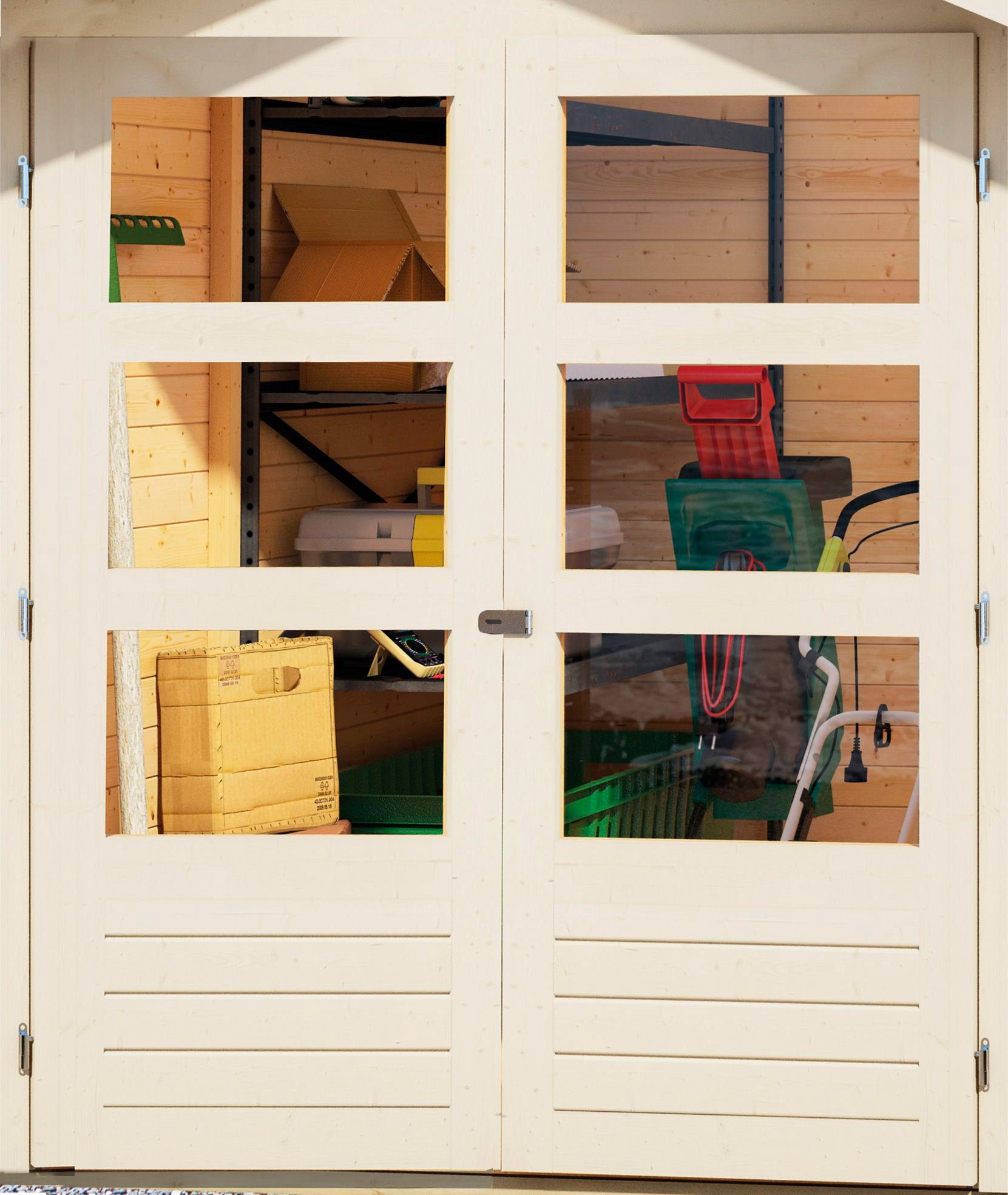 Karibu Gartenhaus Nordsee 3, BxT: 529x238 cm, (Set)