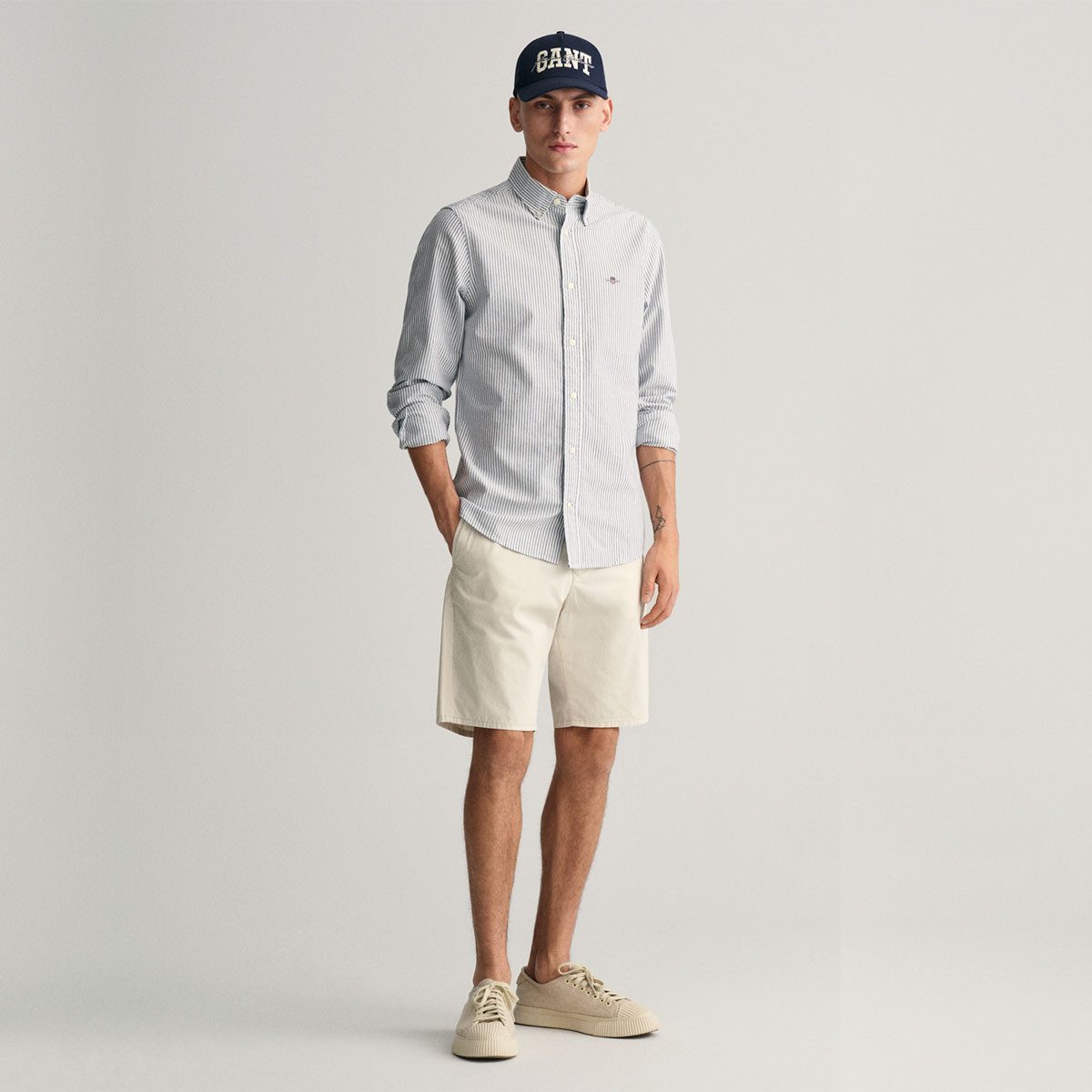 Gant Shorts 205074 Herren Komfort Stretch Shorts aus Relaxed Fit