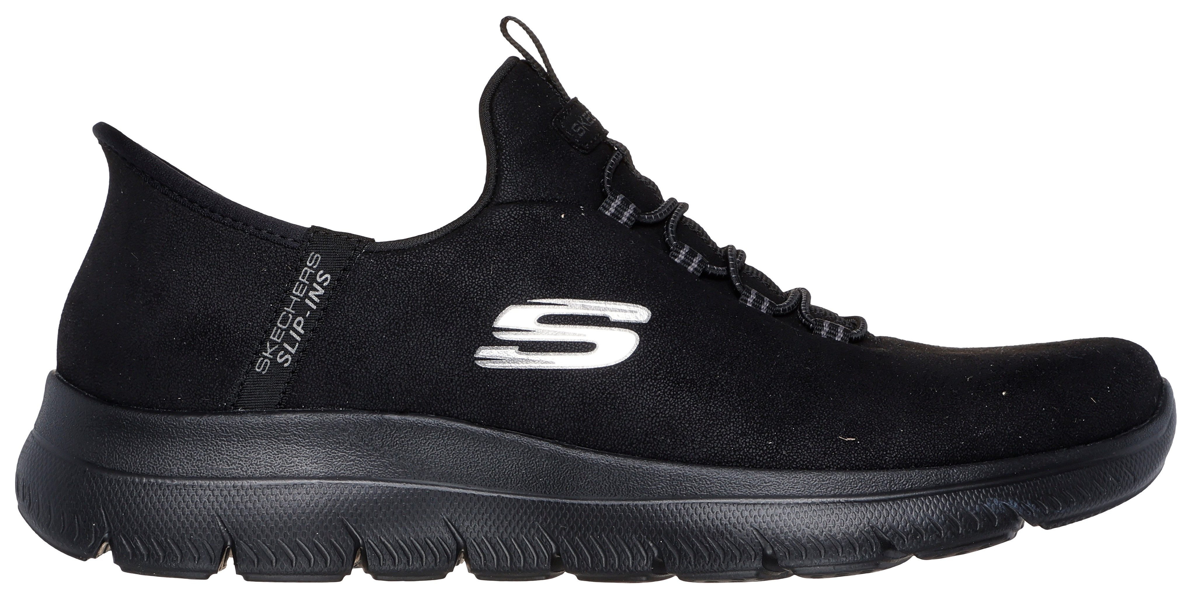 Skechers SUMMITS Slip-On Sneaker Slipper, Freizeitschuh, Halbschuh in veganer Verarbeitung
