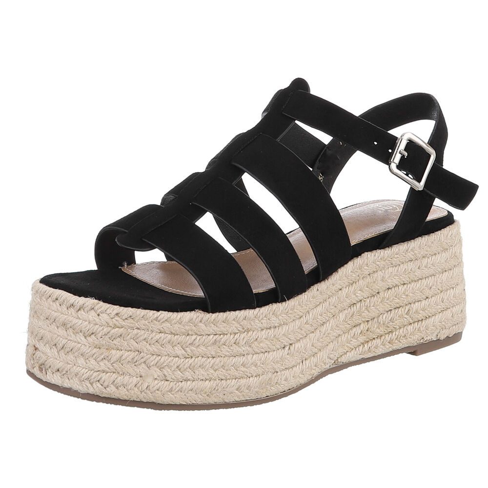 Ital-Design Moderne Plateau-Sandaletten für Damen – ideales Sommer-Design P günstig online kaufen