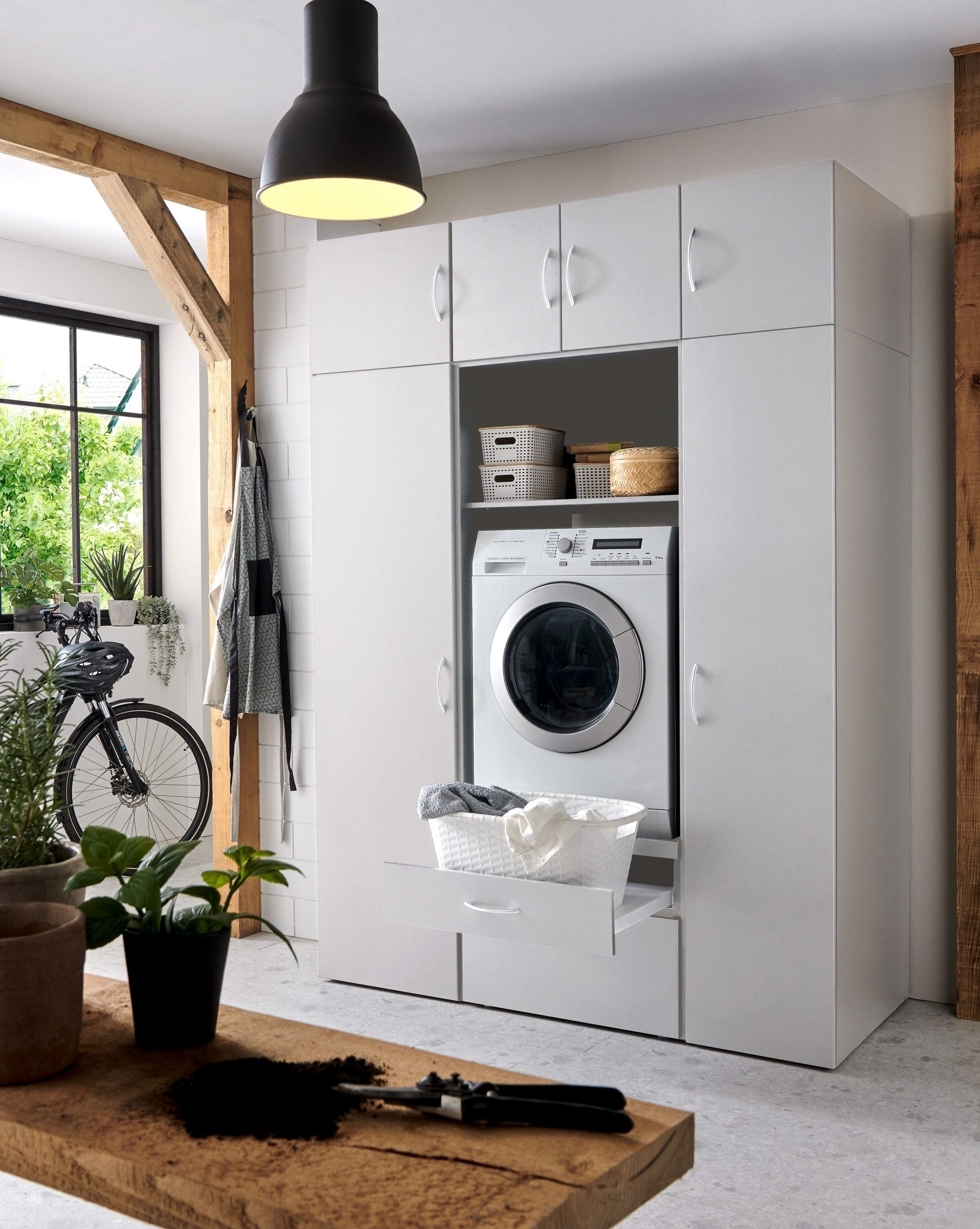 Wimex Mehrzweckschrank 1 Boden, 1 Stange, in WEISS - 50x185x68cm (BxHxT)