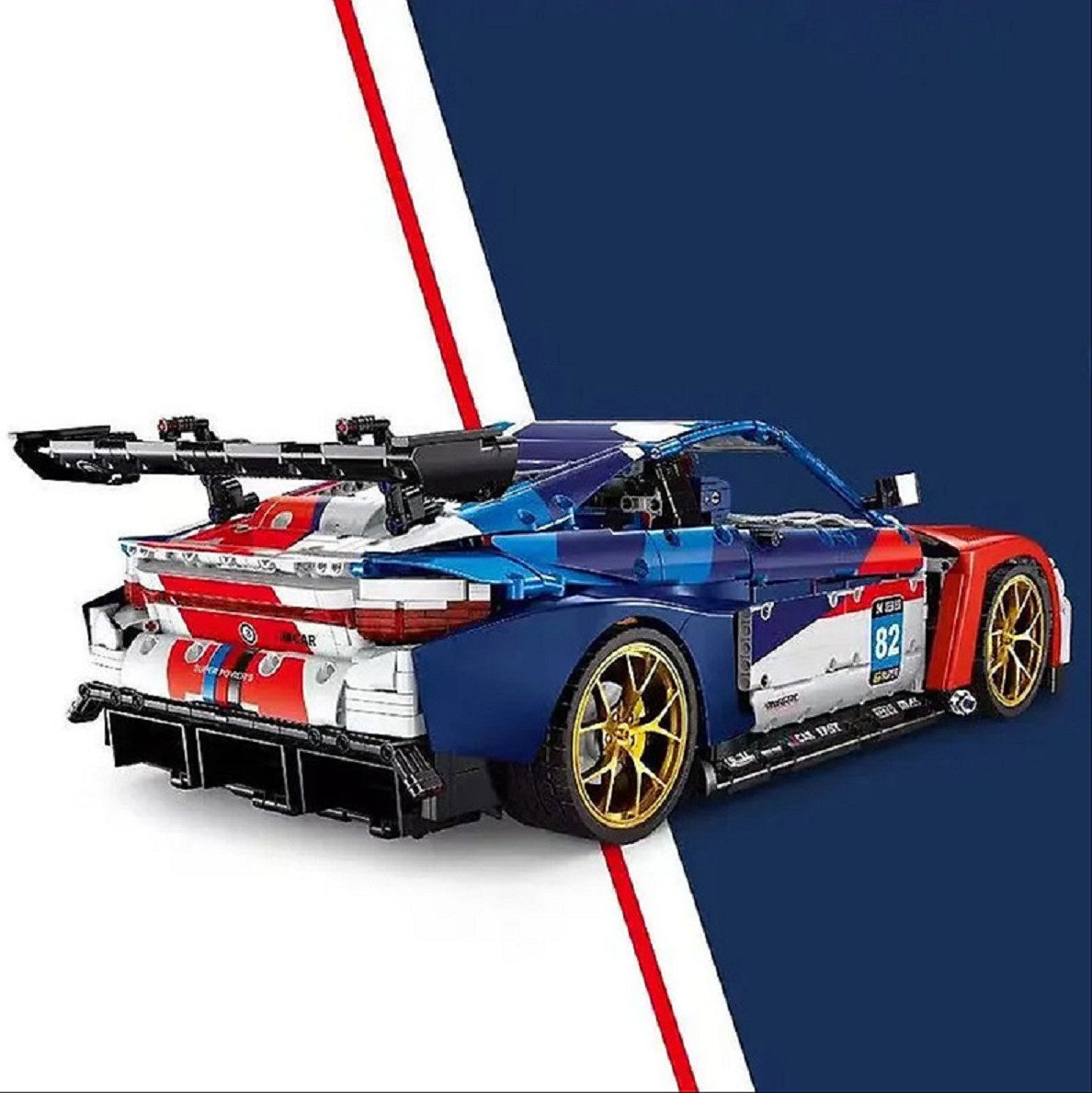 Jie Star Jie Star JD040 M4 Super Car 4.556 Teile Konstruktions-Spielset, (4556 St)