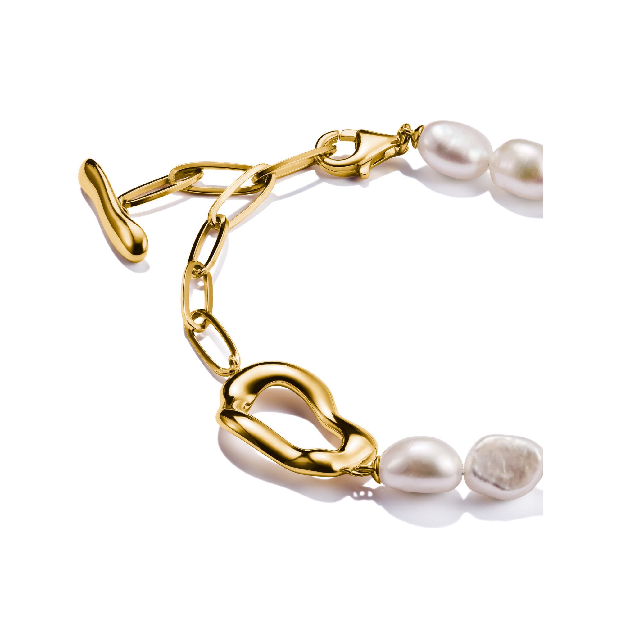 THOMAS SABO Perlenarmband Natural Beauty Perlenarmband, Bold Elegance, mit Süßwasserzuchtperle