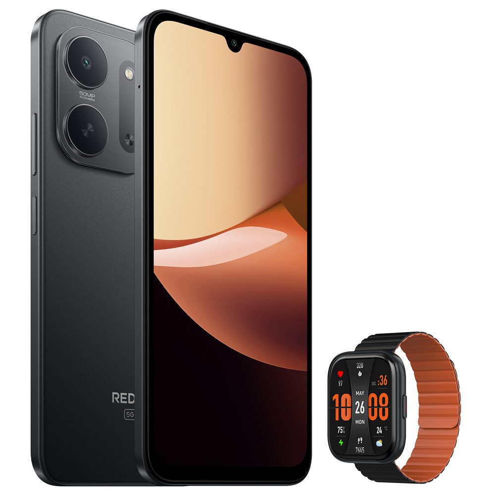 Xiaomi Redmi 17C 5G 4+128GB Smartphone & Smartwatch Handy (17,25 cm, 50 MP Kamera)
