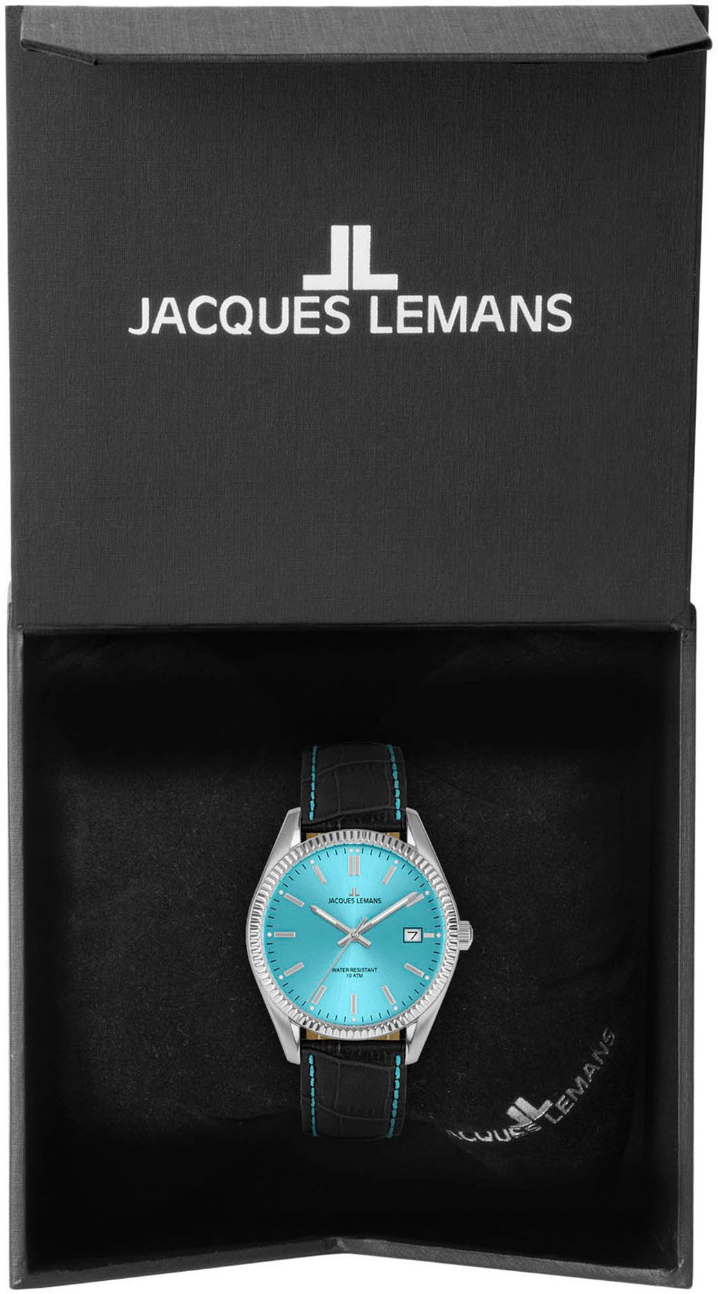 Jacques Lemans Quarzuhr Derby 50-4S, Armbanduhr, Damenuhr, analog, Datum, L günstig online kaufen