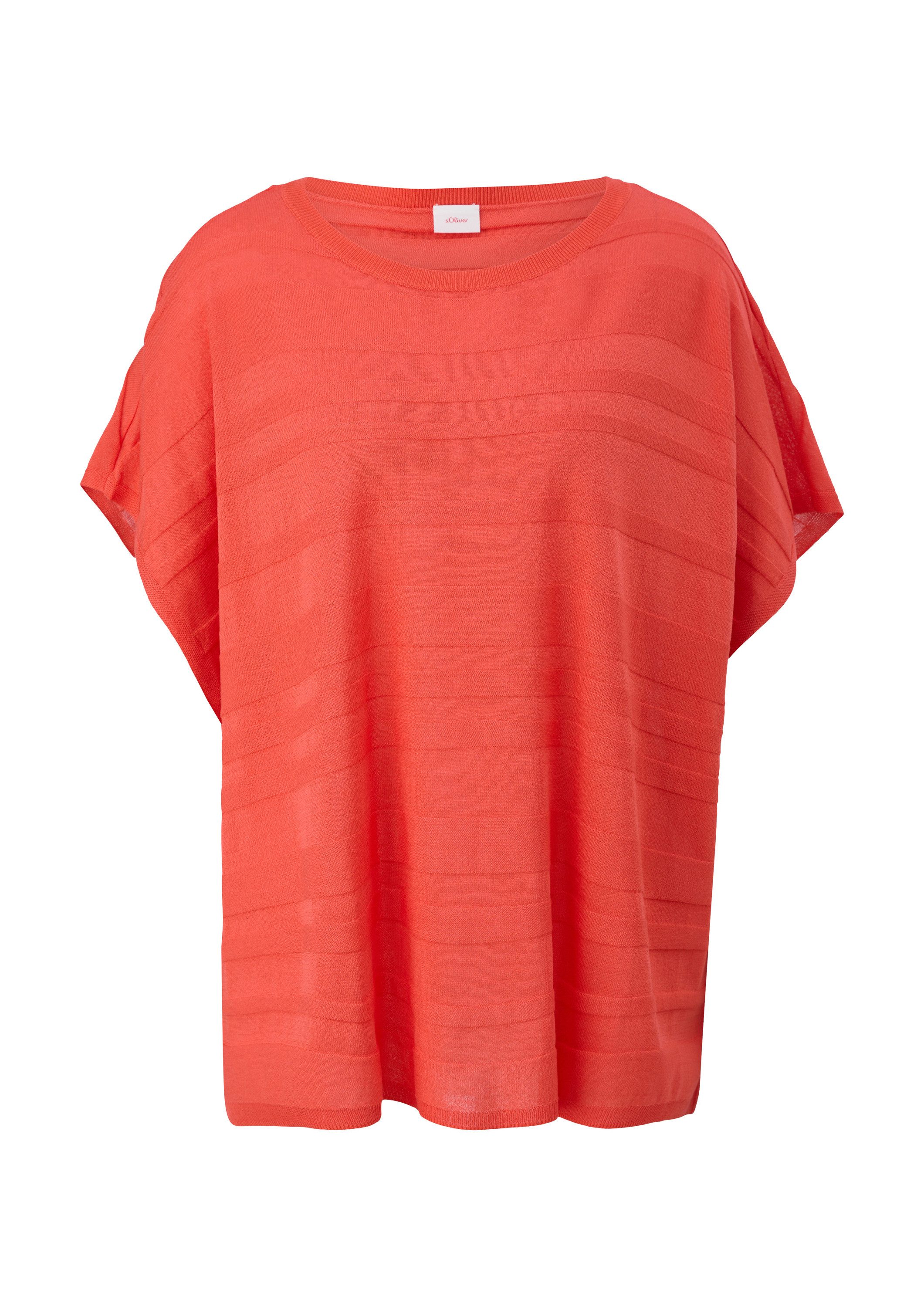 s.Oliver Poncho Indoor-Poncho Strickponcho aus Viskosemix günstig online kaufen