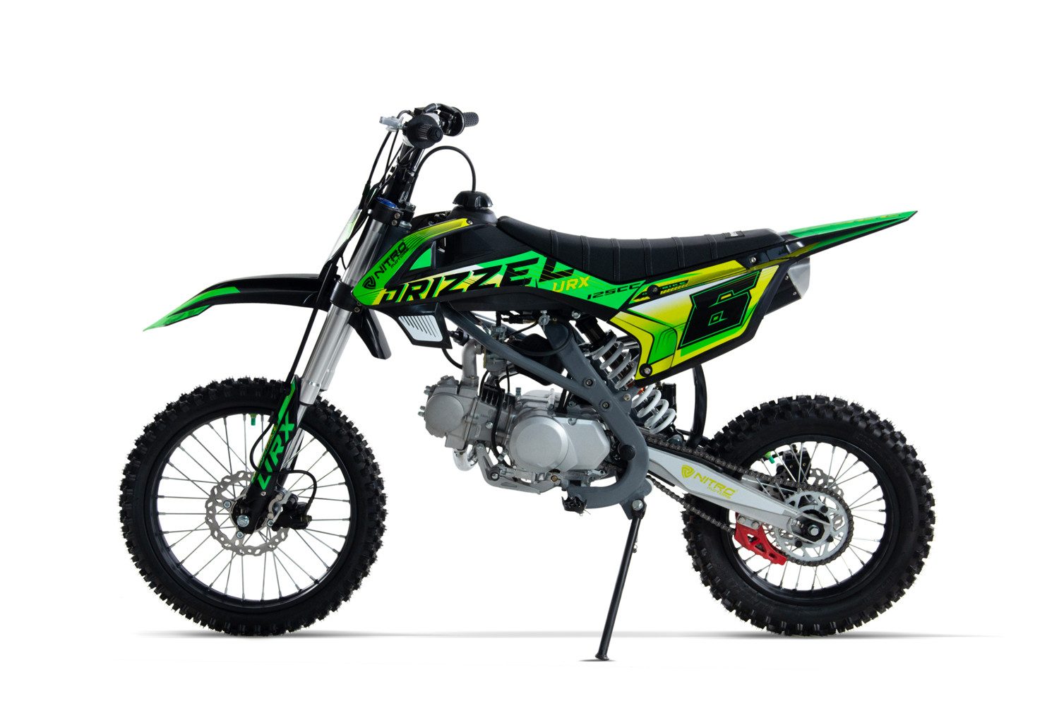 Smarty Dirt-Bike 125cc Dirtbike DRIZZEL UX URX 17/14 Kick Start