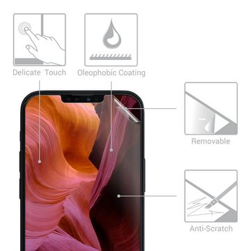 kwmobile Schutzfolie für Apple iPhone 13 mini, (1-St), klare Displayschutzfolie Displayschutz transparent Schutzfolie