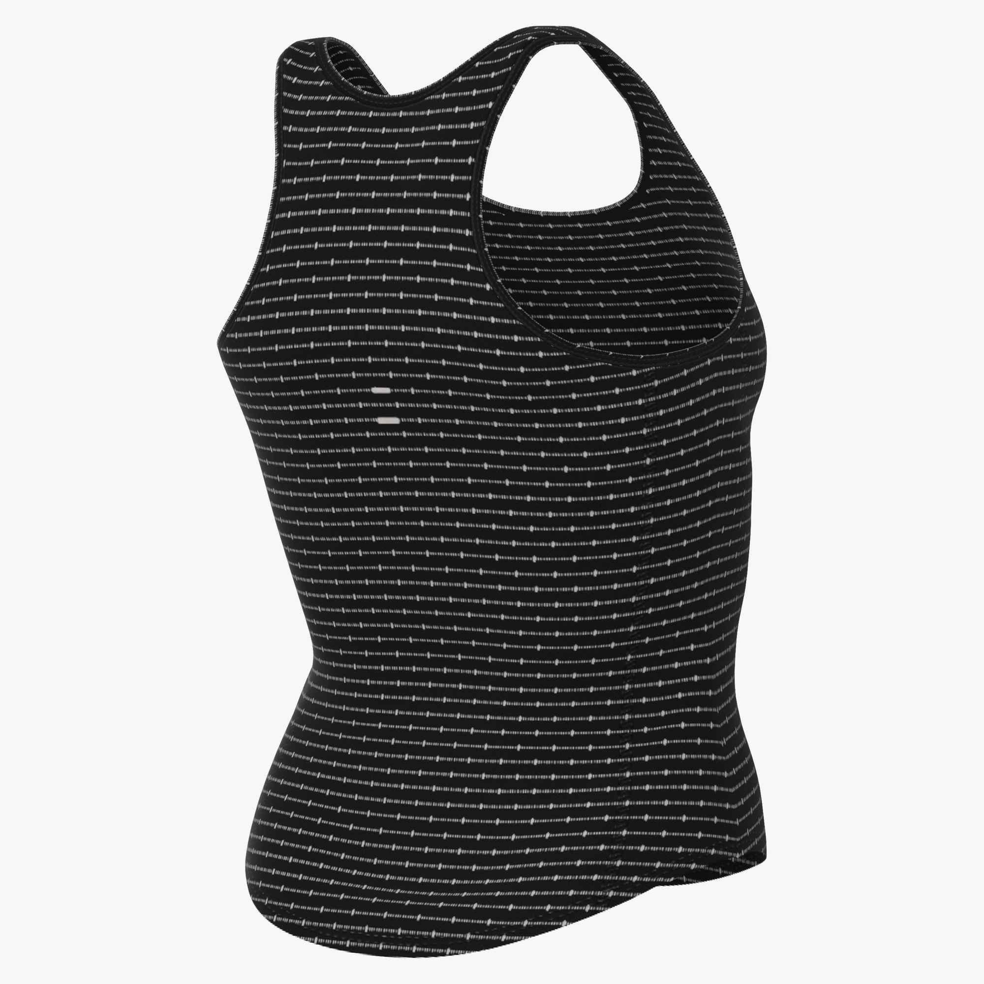 Nike Tanktop W NK TEMPO DF CRP MESH TANK mit Rundhalsausschnitt, aus Polyester und Elasthan – Bild 4 von 4