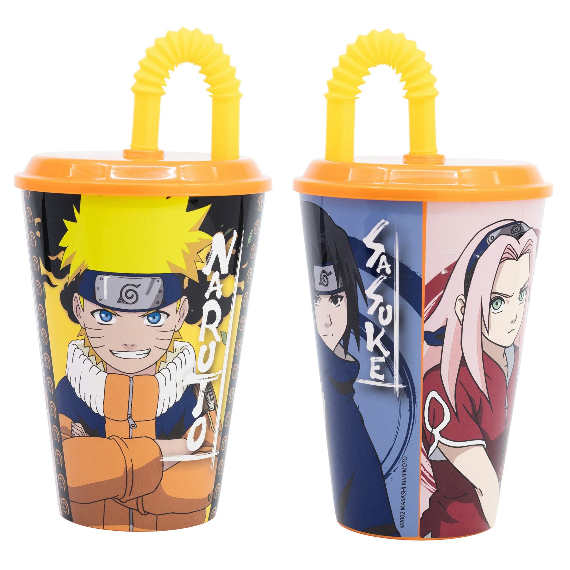 Naruto Lunchbox Anime Naruto Shippuden 2 tlg Lunchset Brotdose plus Trinkbecher 430 ml, (Spar-Set, 2-tlg., Spar-Set)
