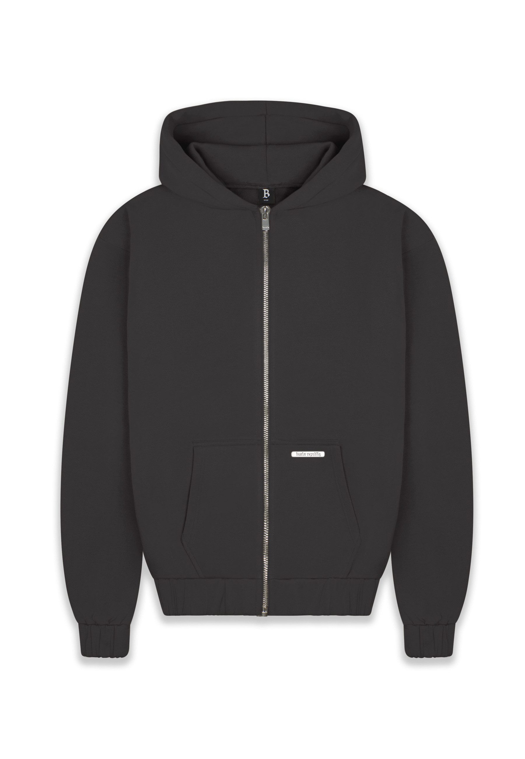 Dropsize Sweatjacke Dropsize Herren Super Heavy Blank Zip-Hoodie