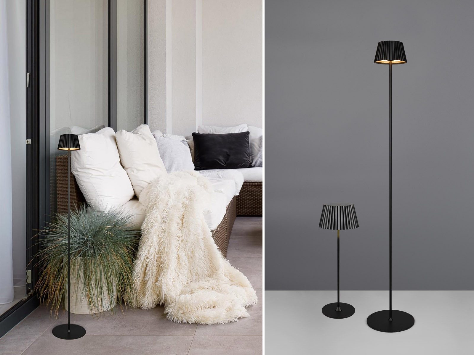 Reality Leuchten LED Außen-Stehlampe, Dimmfunktion, LED günstig online kaufen