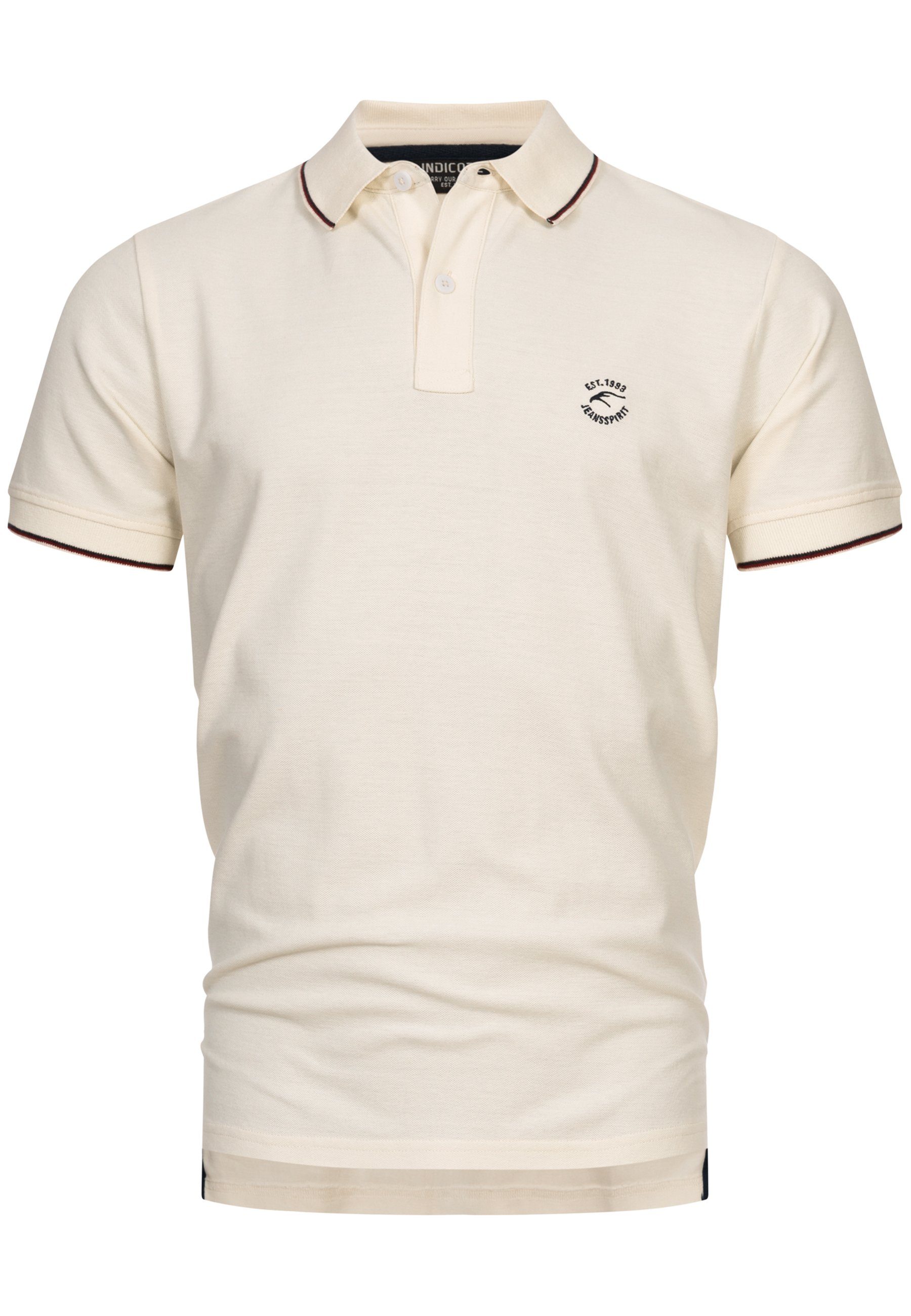 Indicode Poloshirt Wallo 100% Baumwolle günstig online kaufen