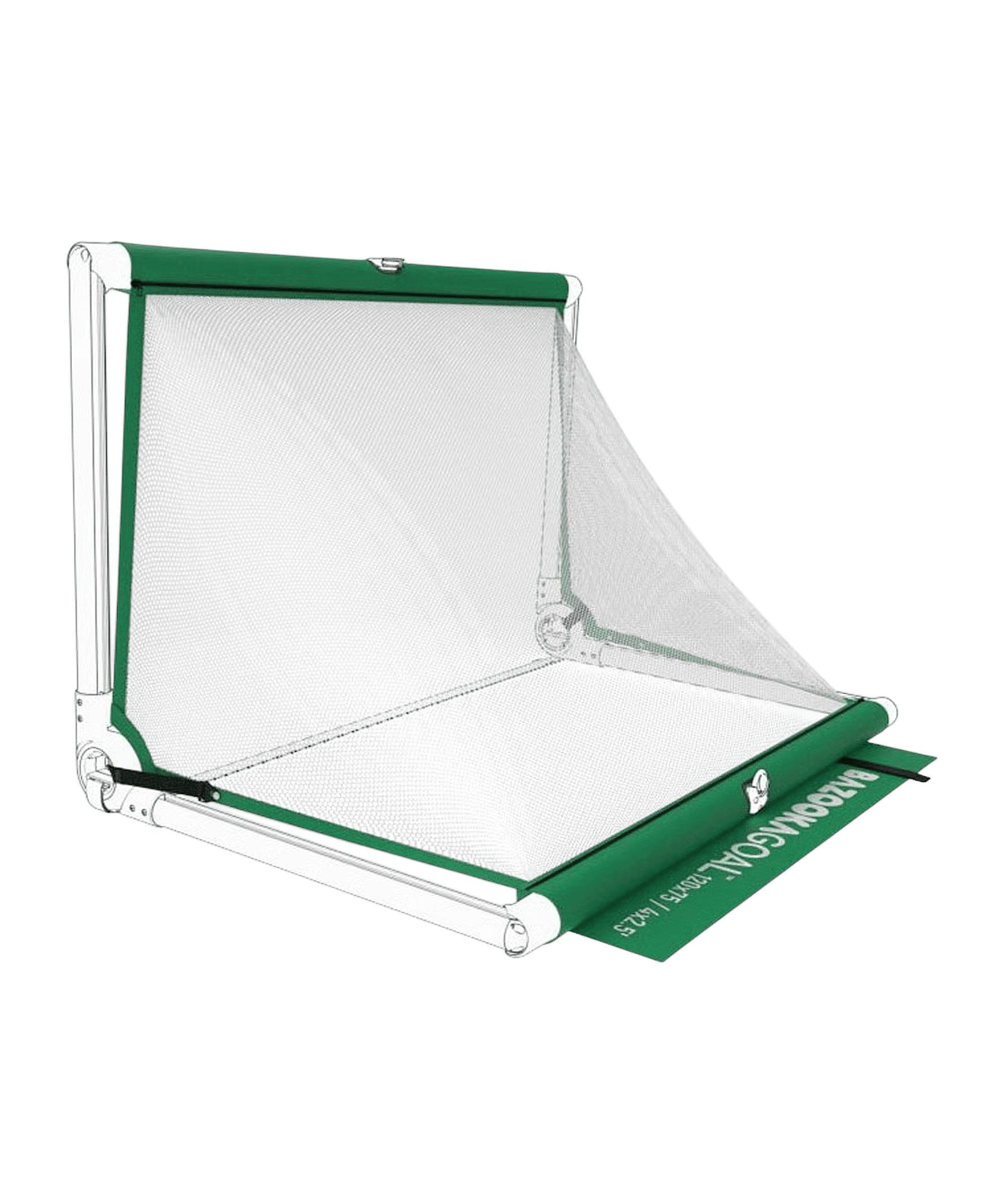 BAZOOKAGOAL™ Trainingshilfe BazookaGoal SPARE-NET, 150x90cm, white green