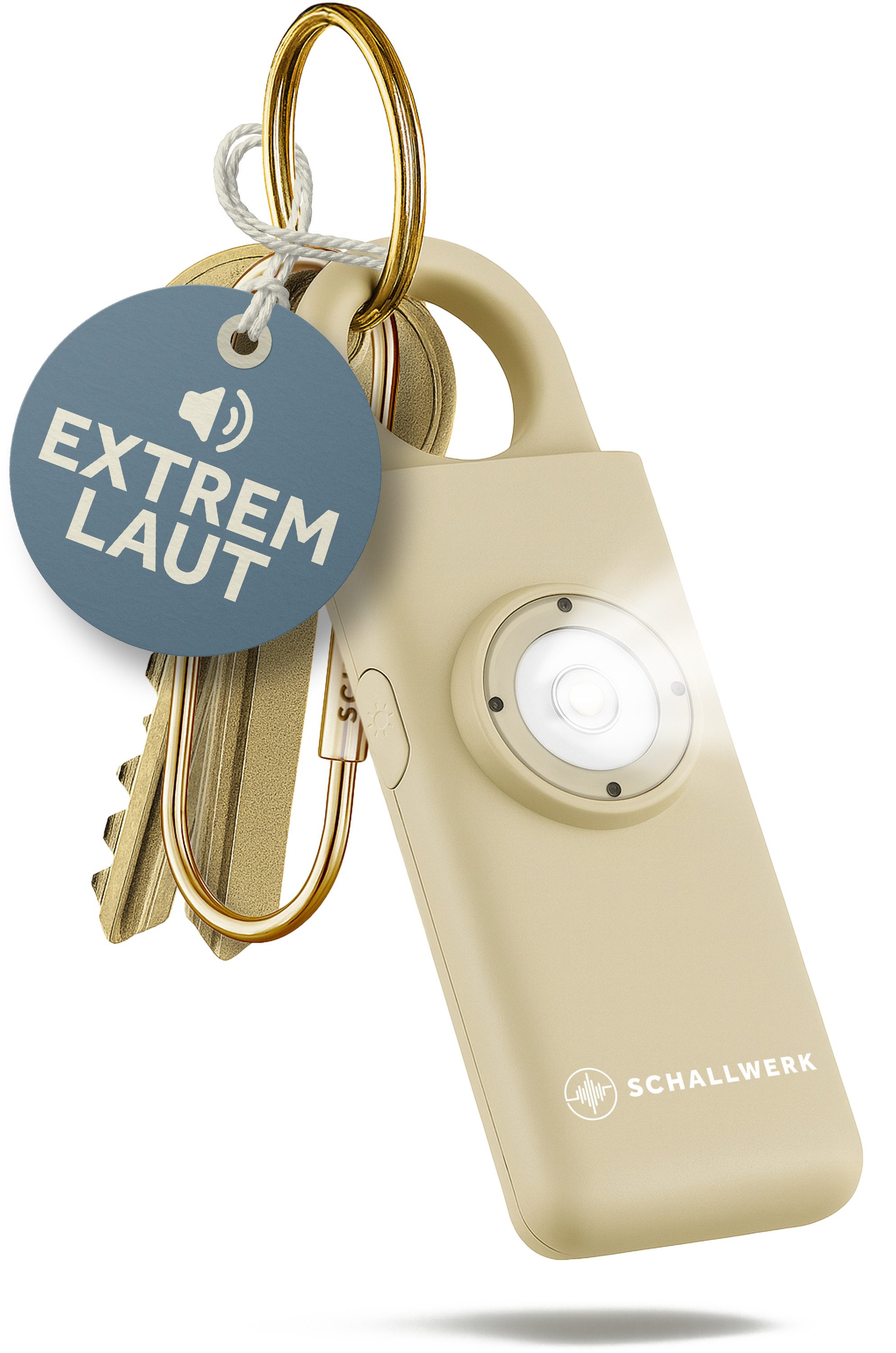 Schallwerk Taschenanhänger Taschenalarm für Selbstverteidigung & Sicherheit günstig online kaufen
