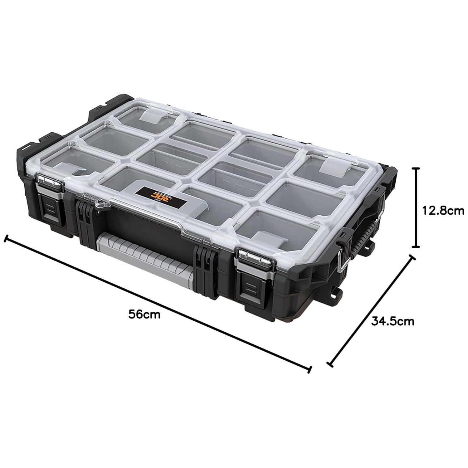 Keter Werkzeugbox ROC Pro Gear 1.0 (257190), Dichtung zum Schutz vor Staub und Wasser