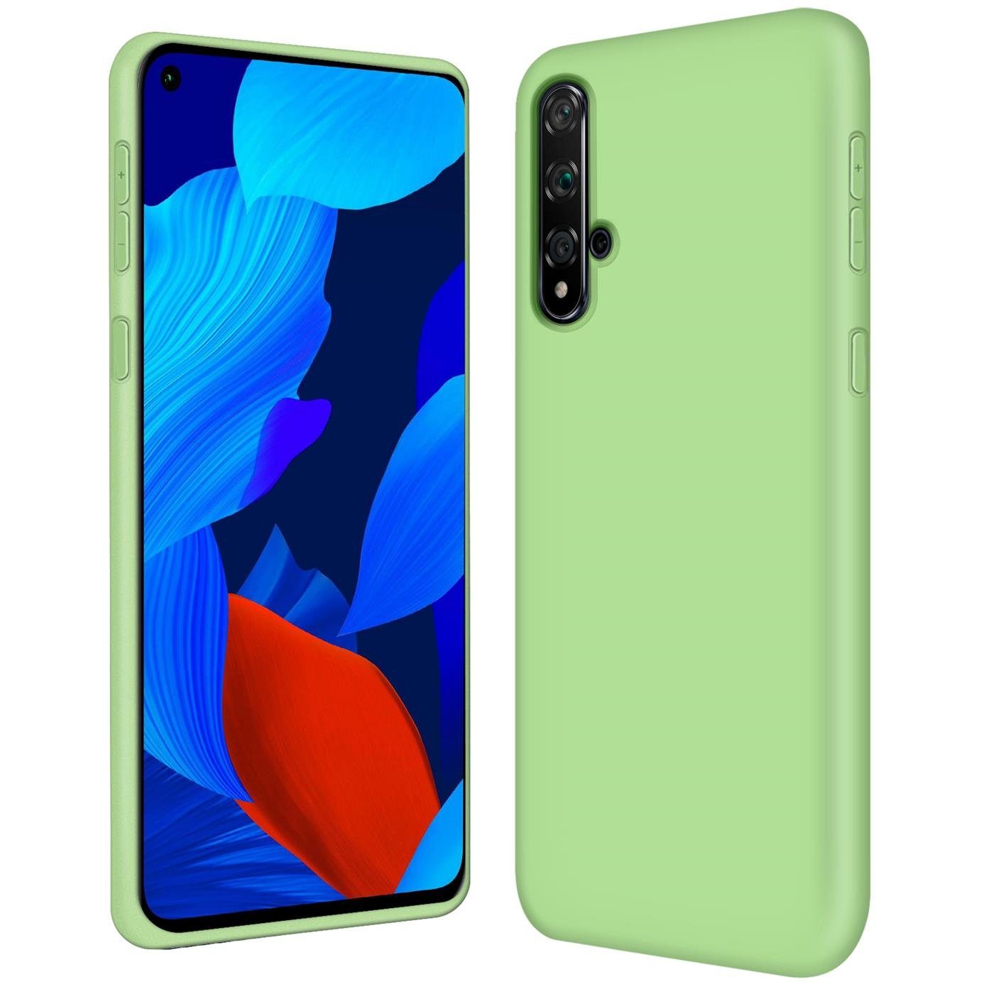 CoolGadget Handyhülle Silikon Colour Series Slim Case für Huawei Nova 5T 6,26 Zoll, Hülle weich Handy Cover für Huawei Nova 5T Schutzhülle