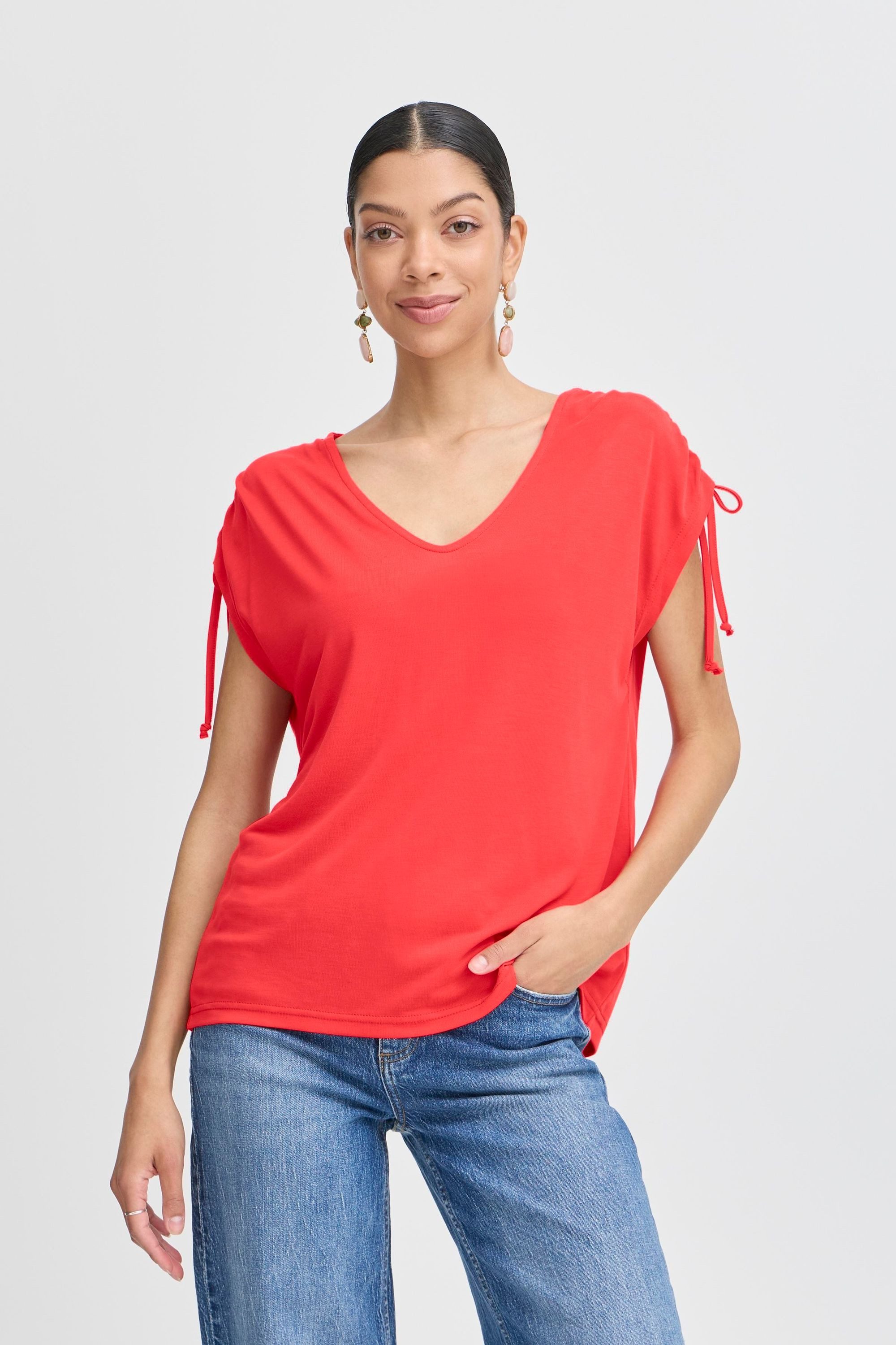 b.young V-Shirt BYPERL schöne Bluse mit günstig online kaufen