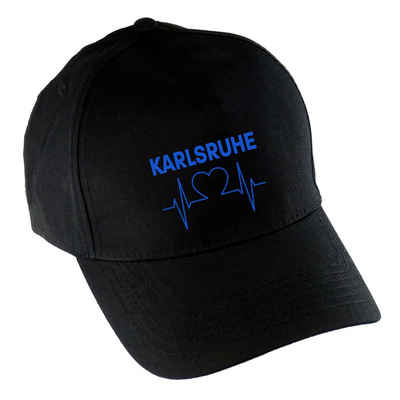 multifanshop Baseball Cap Karlsruhe - Herzschlag - Mütze