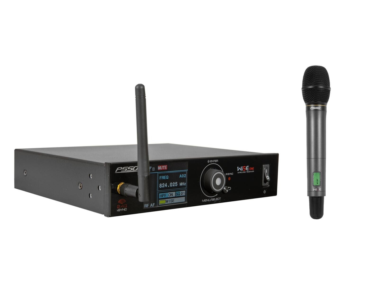 Mikrofon PSSO Set WISE ONE + Kon. Funkmikrofon 823-832/863-865MHz