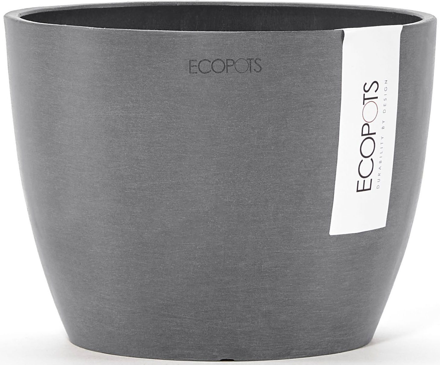 ECOPOTS Blumentopf STOCKHOLM Grey, BxTxH: 16x16x12,5 cm