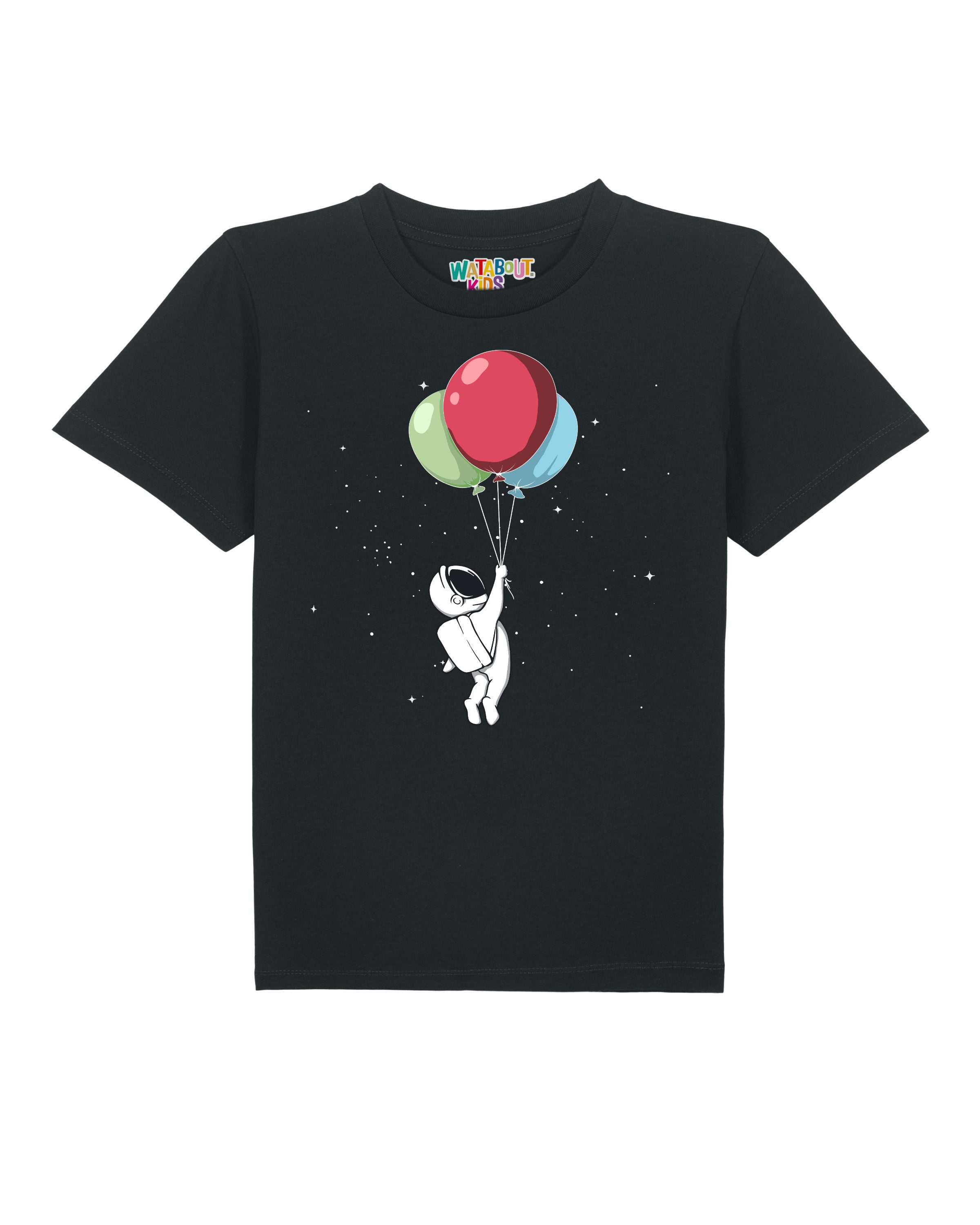 wat? Apparel T-Shirt Little Balloon Astronaut
