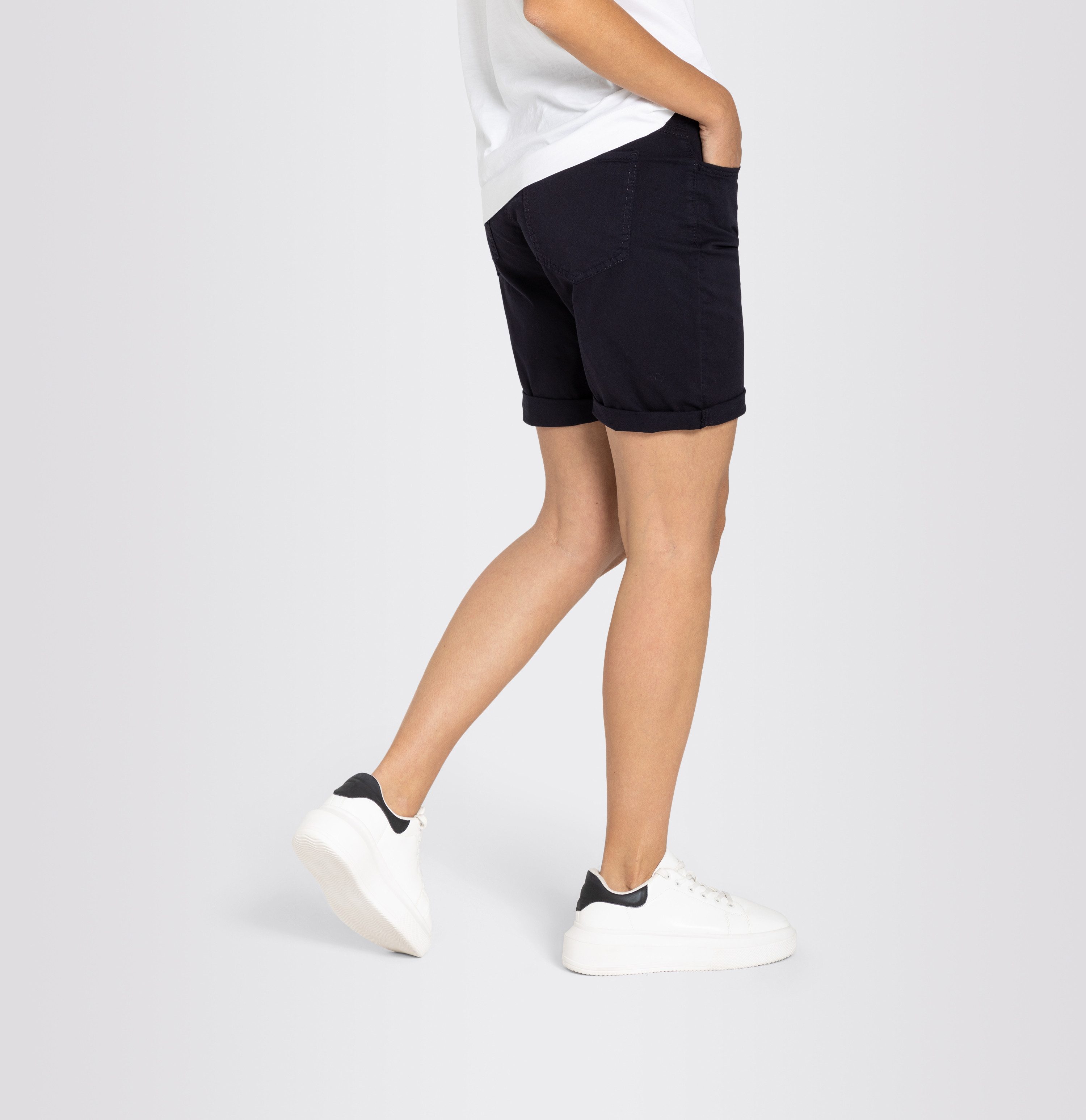 MAC Stretch-Jeans MAC SHORTY dark blue PPT 2387-00-0415 198R - SUMMER