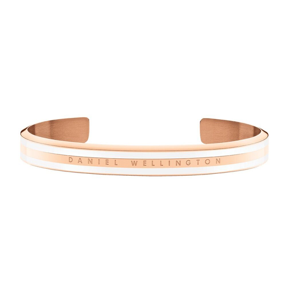 Daniel Wellington Armband Eleganter starrer Bronze-Armreif Slim Emalie Elan M 16,6 cm