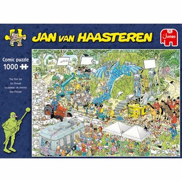 Jumbo Spiele Puzzle Jan van Haasteren - Film-Set 1000 Teile, 1000 Puzzleteile