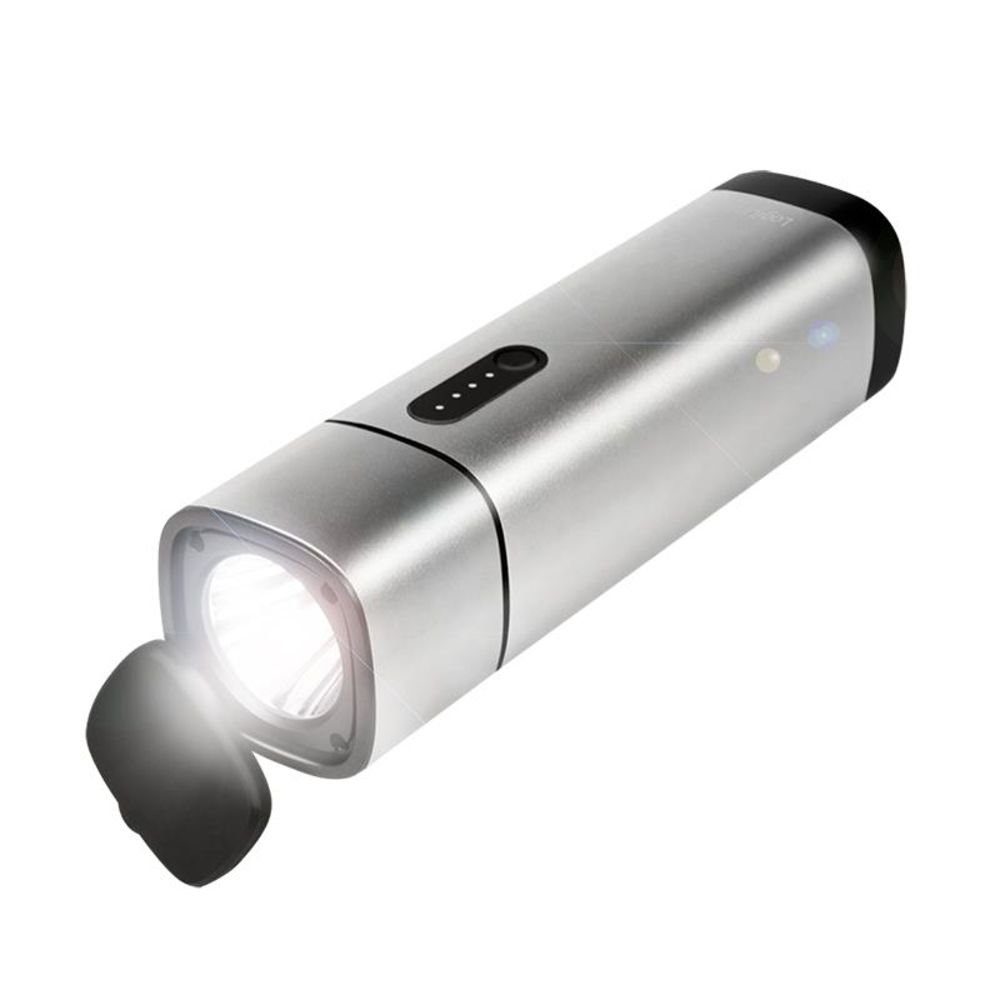 LogiLink PA0266 Starthilfegerät, Powerbank 10000 mAh, 2x USB-A, mit Taschenlampe