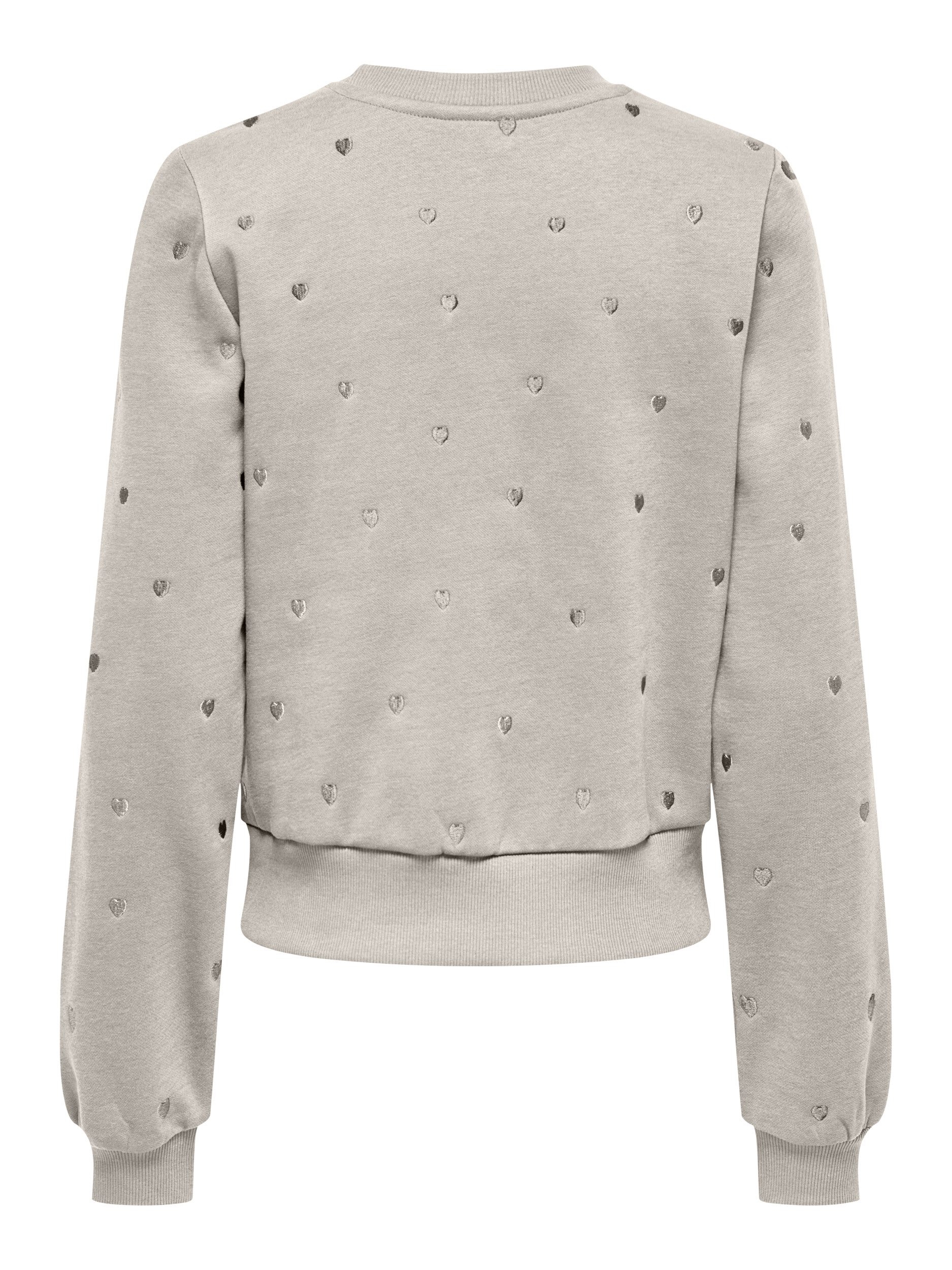 ONLY Sweatjacke ONLATIKA L/S O-NECK GLITTER EMB. BO günstig online kaufen