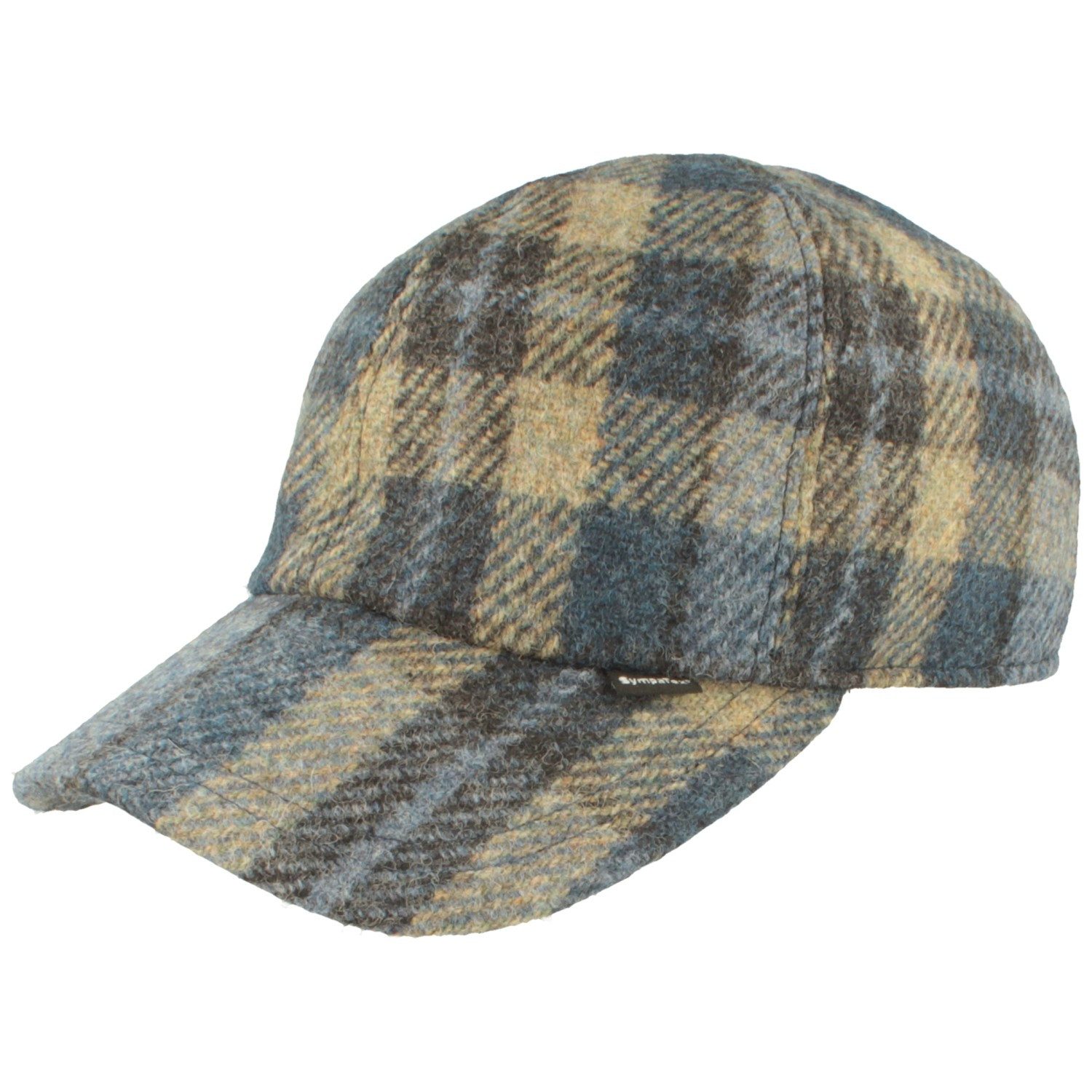 Breiter Baseball Cap BB Cap mit Ohrenschutz und Sympatex aus Wolle