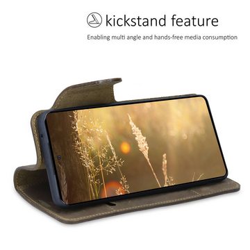 kalibri Handyhülle Hülle für Samsung Galaxy A52 / A52 5G / A52s 5G, Leder Handyhülle Handy Case Cover - Schutzhülle Lederhülle