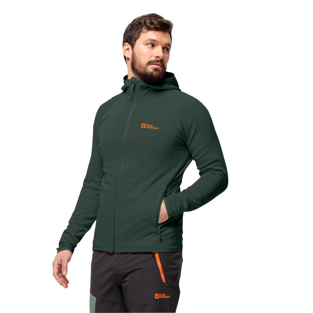 Jack Wolfskin Fleecejacke Baiselberg Hooded Full Zip (Kapuze, elastisch, sc günstig online kaufen