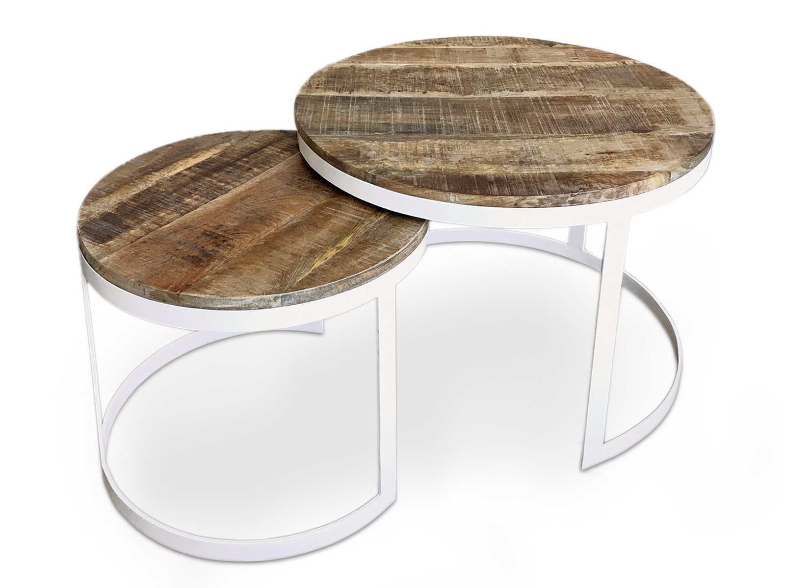 Amagohome Couchtisch Couchtisch 2er Set rund günstig online kaufen