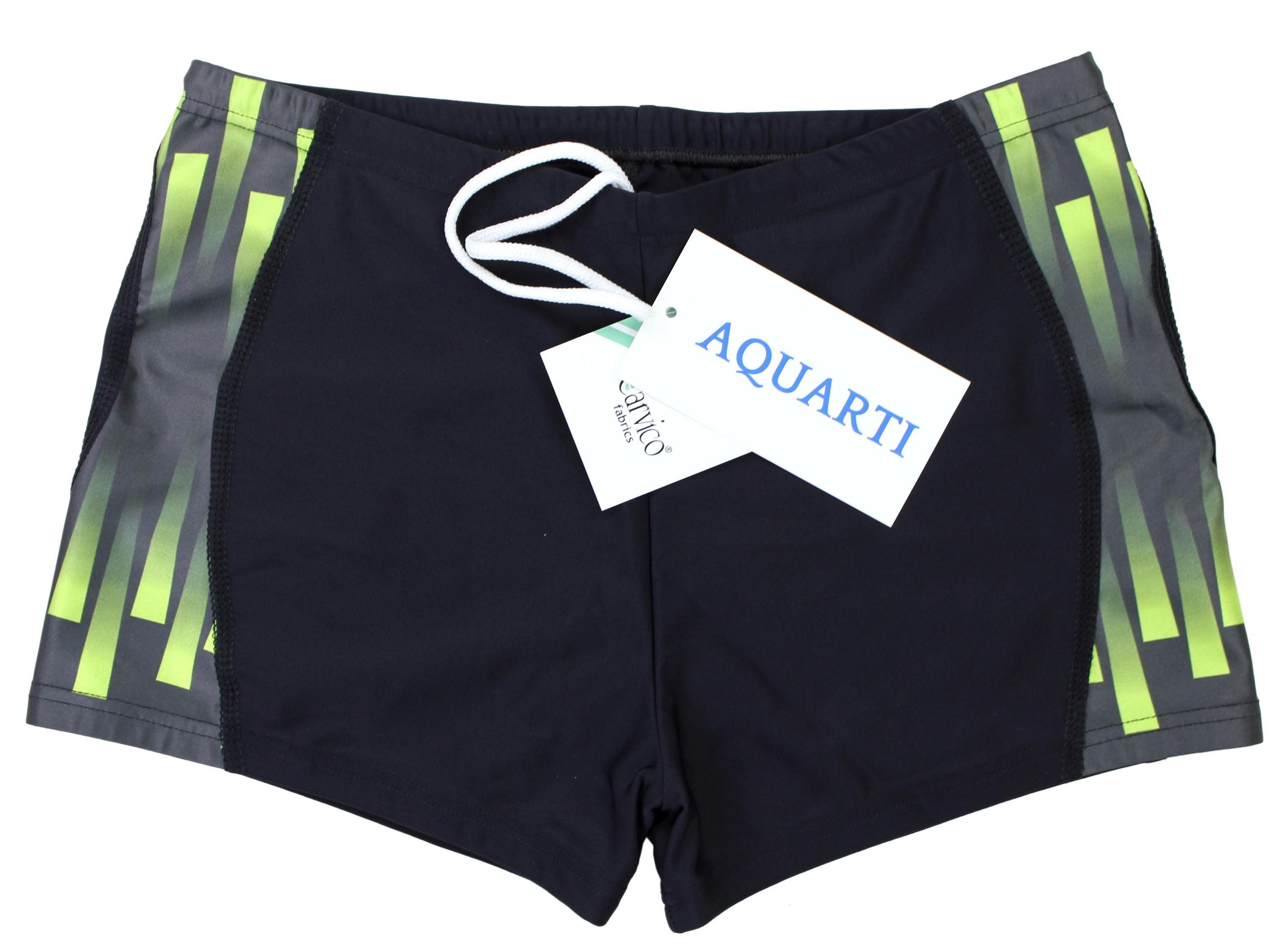Aquarti Badehose Aquarti Herren Badehose Kurz Sportlich Streifen – Bild 4 von 5