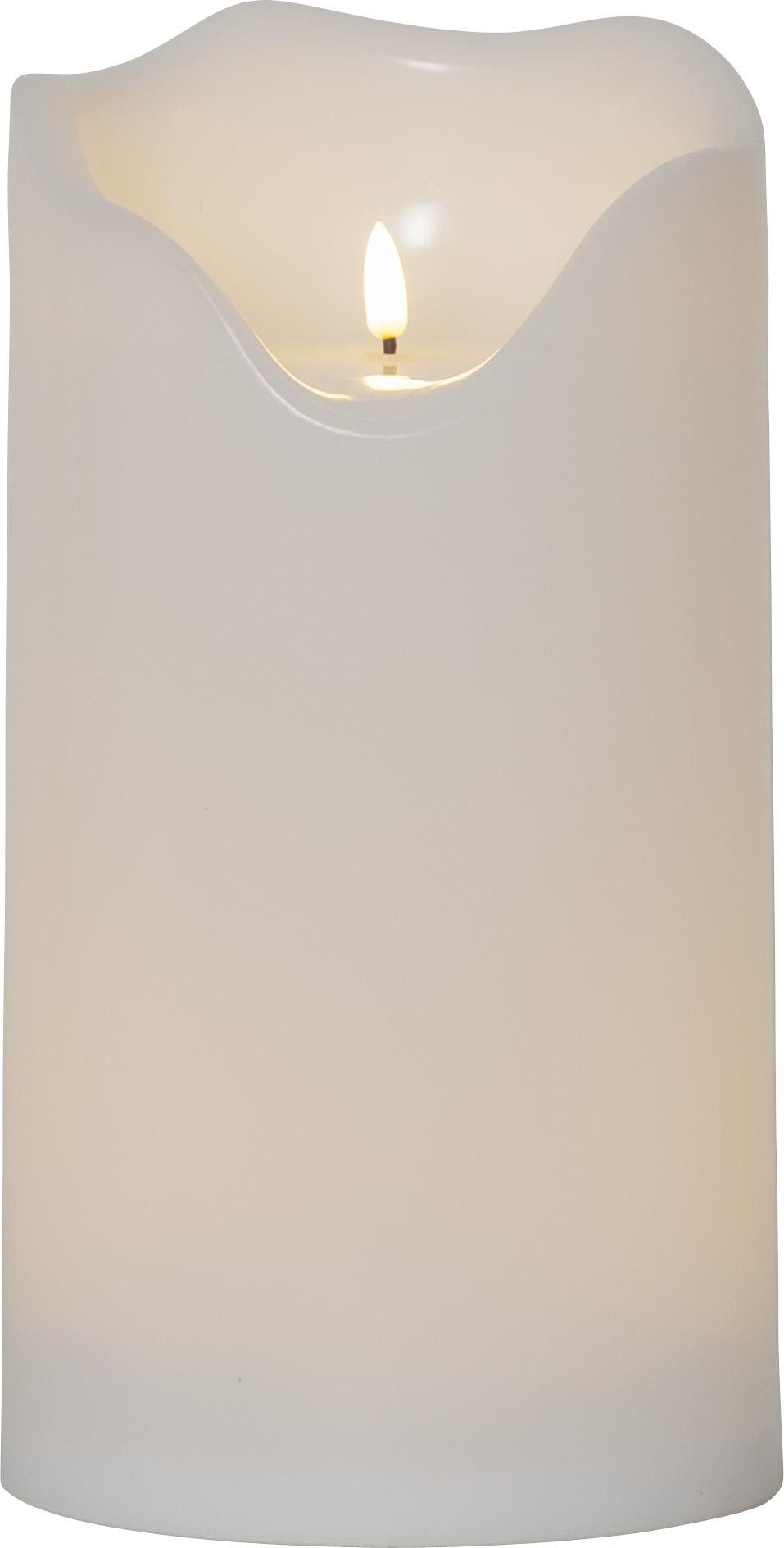 LED Kerze Flamme Grand in Weiß IP44 300mm günstig online kaufen