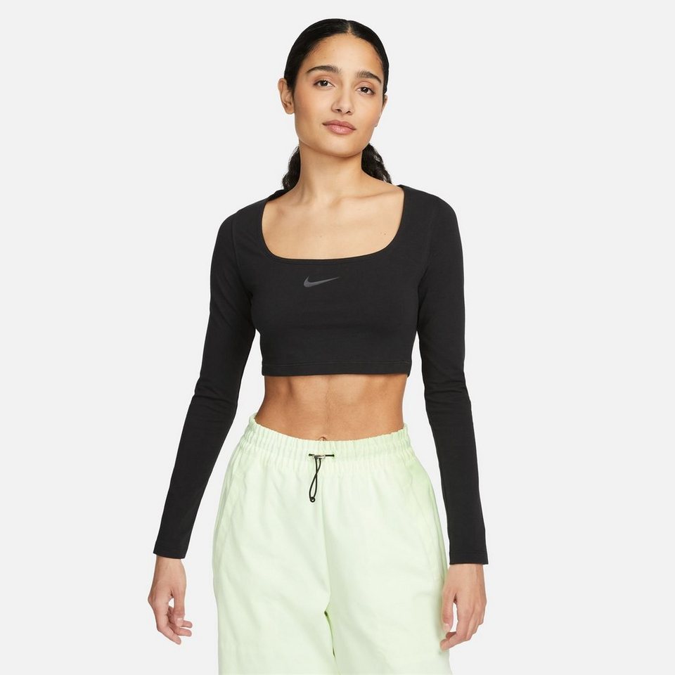 Nike Sportswear Langarmshirt W NSW LS CROP TOP SW