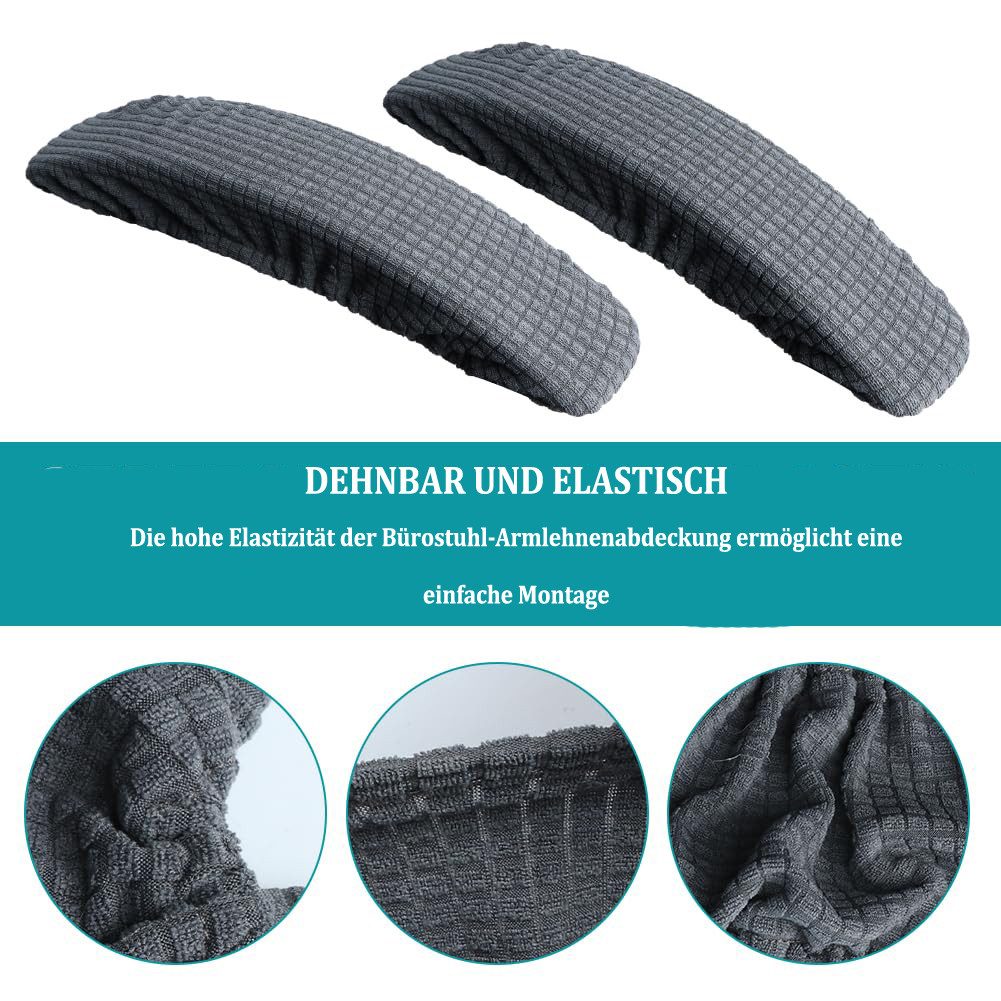 Coonoor Sesselschoner Elastische Armlehnenbezüge für Bürostühle, weiche Stu günstig online kaufen