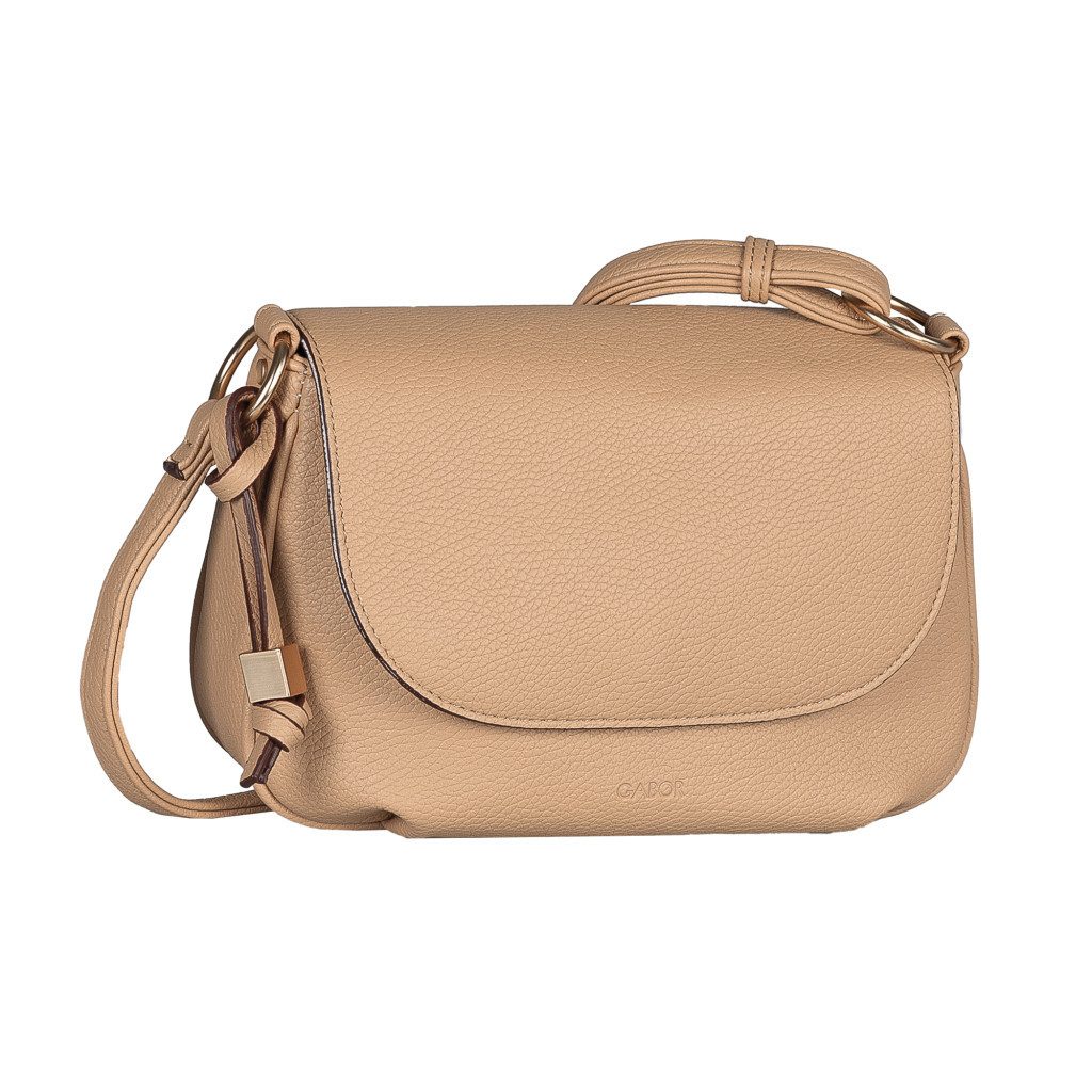 Gabor Schultertasche Rosina, lässiger Look mit softem Material und markantem Metalldetail am Zipper