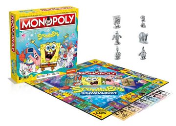 Winning Moves Spiel, Brettspiel Monopoly SpongeBob Schwammkopf Deutsch/Französisch, zweisprachig